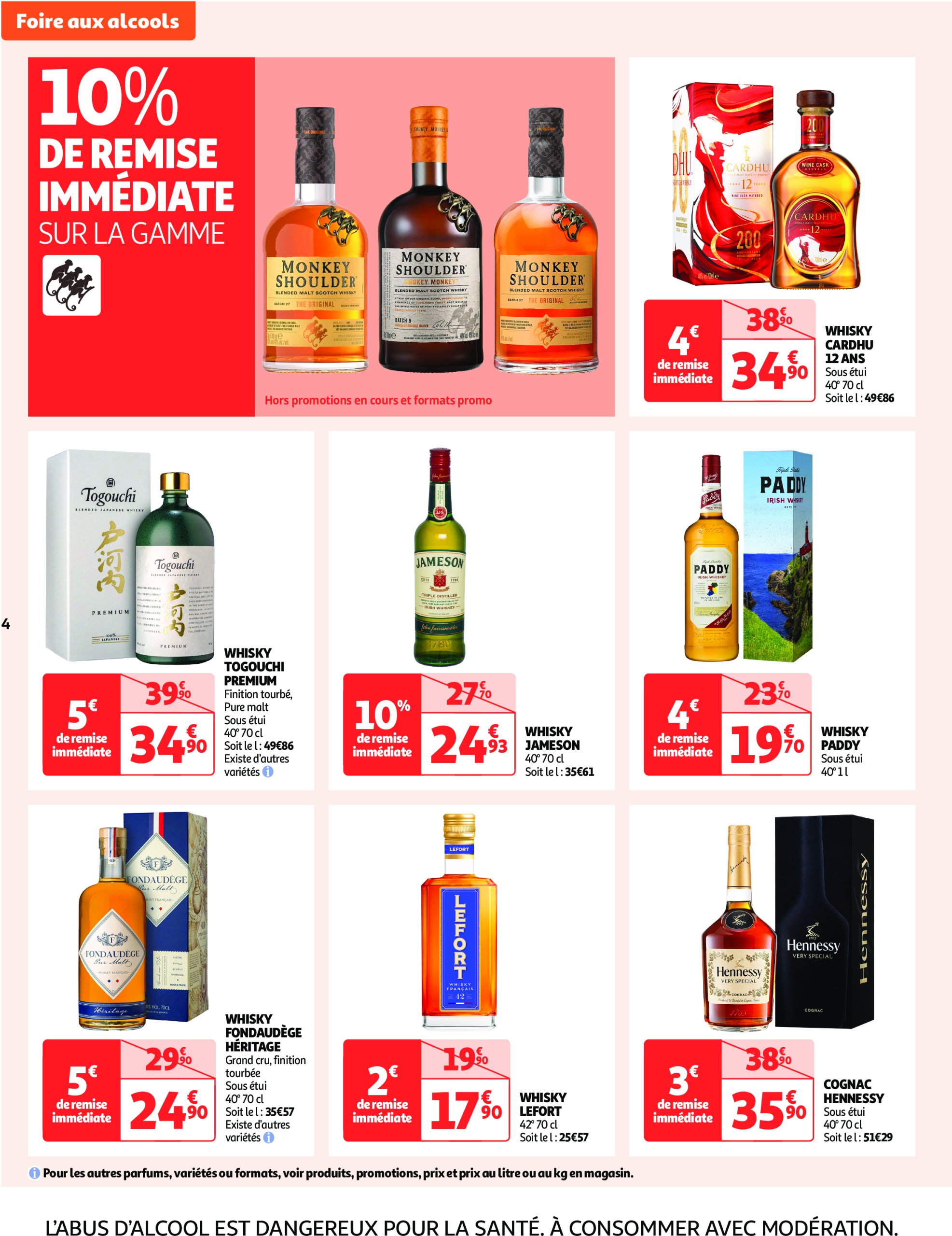 auchan - Auchan - Des prix qui ne poussent pas le bouchon folder geldig vanaf 03/06 - 15/06 - page: 4 auchan - Auchan - Des prix qui ne poussent pas le bouchon folder geldig vanaf 03/06 - 15/06 - page: 4