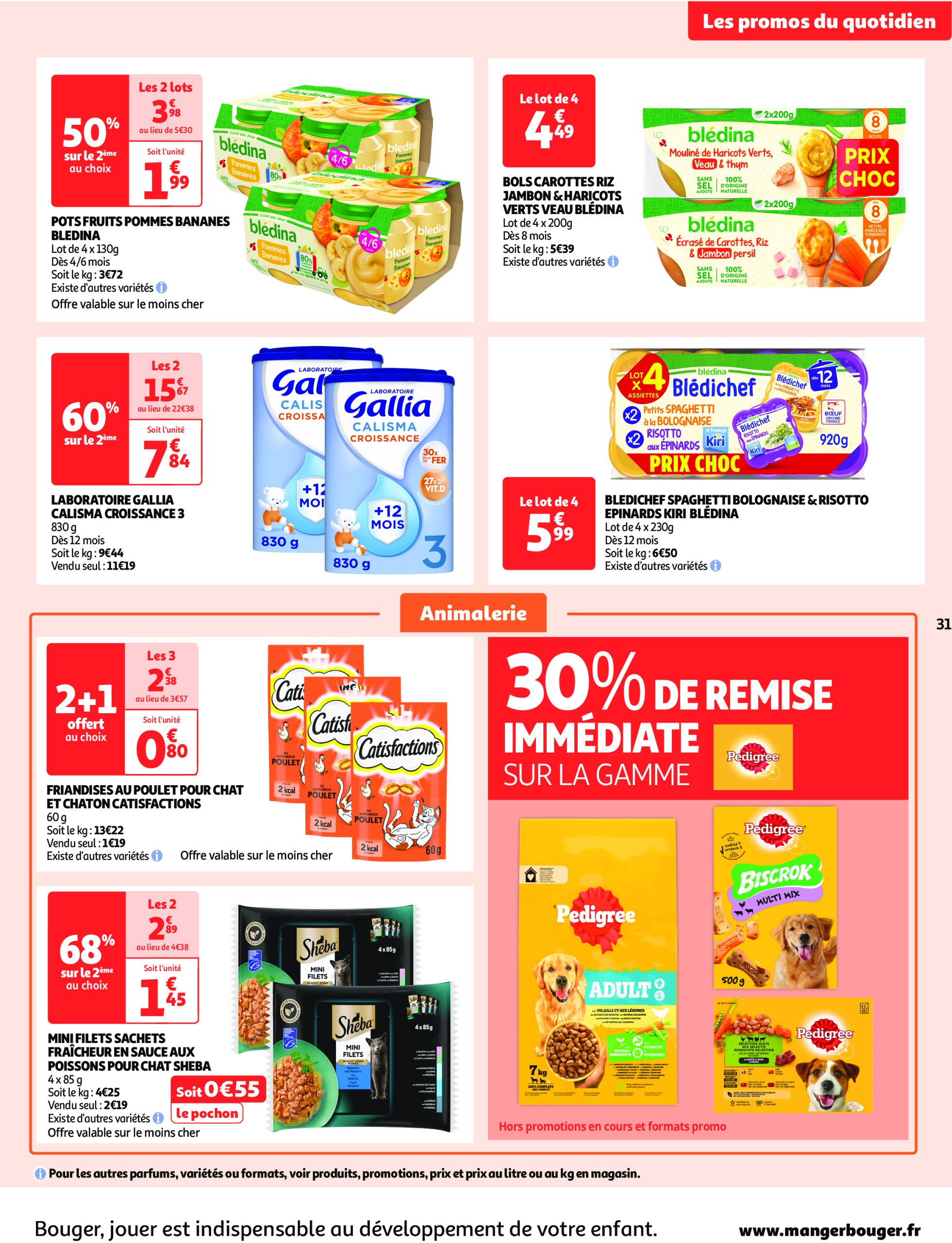 auchan - Auchan - Des prix qui ne poussent pas le bouchon folder geldig vanaf 03/06 - 15/06 - page: 31 auchan - Auchan - Des prix qui ne poussent pas le bouchon folder geldig vanaf 03/06 - 15/06 - page: 31