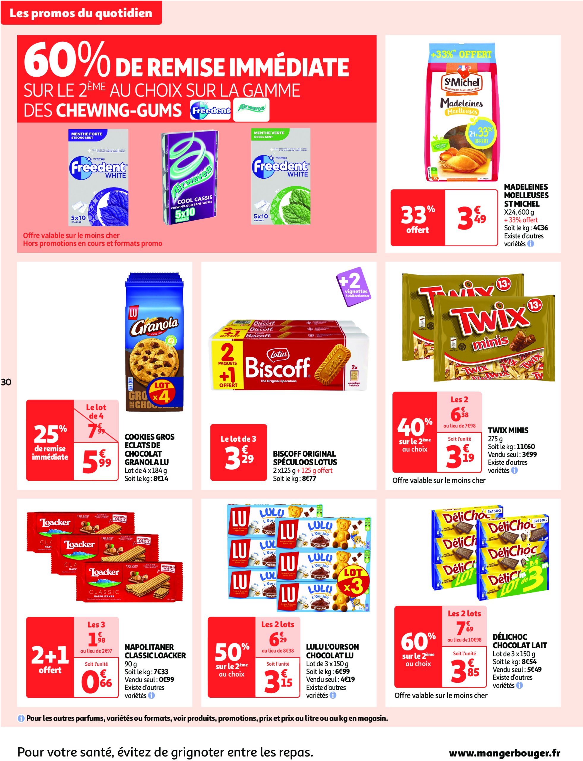 auchan - Auchan - Des prix qui ne poussent pas le bouchon folder geldig vanaf 03/06 - 15/06 - page: 30 auchan - Auchan - Des prix qui ne poussent pas le bouchon folder geldig vanaf 03/06 - 15/06 - page: 30