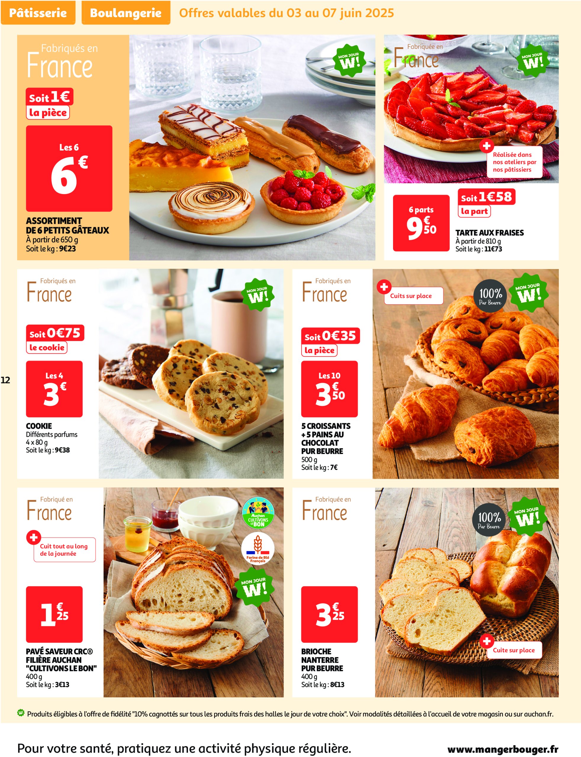 auchan - Auchan - Des prix qui ne poussent pas le bouchon folder geldig vanaf 03/06 - 15/06 - page: 12 auchan - Auchan - Des prix qui ne poussent pas le bouchon folder geldig vanaf 03/06 - 15/06 - page: 12