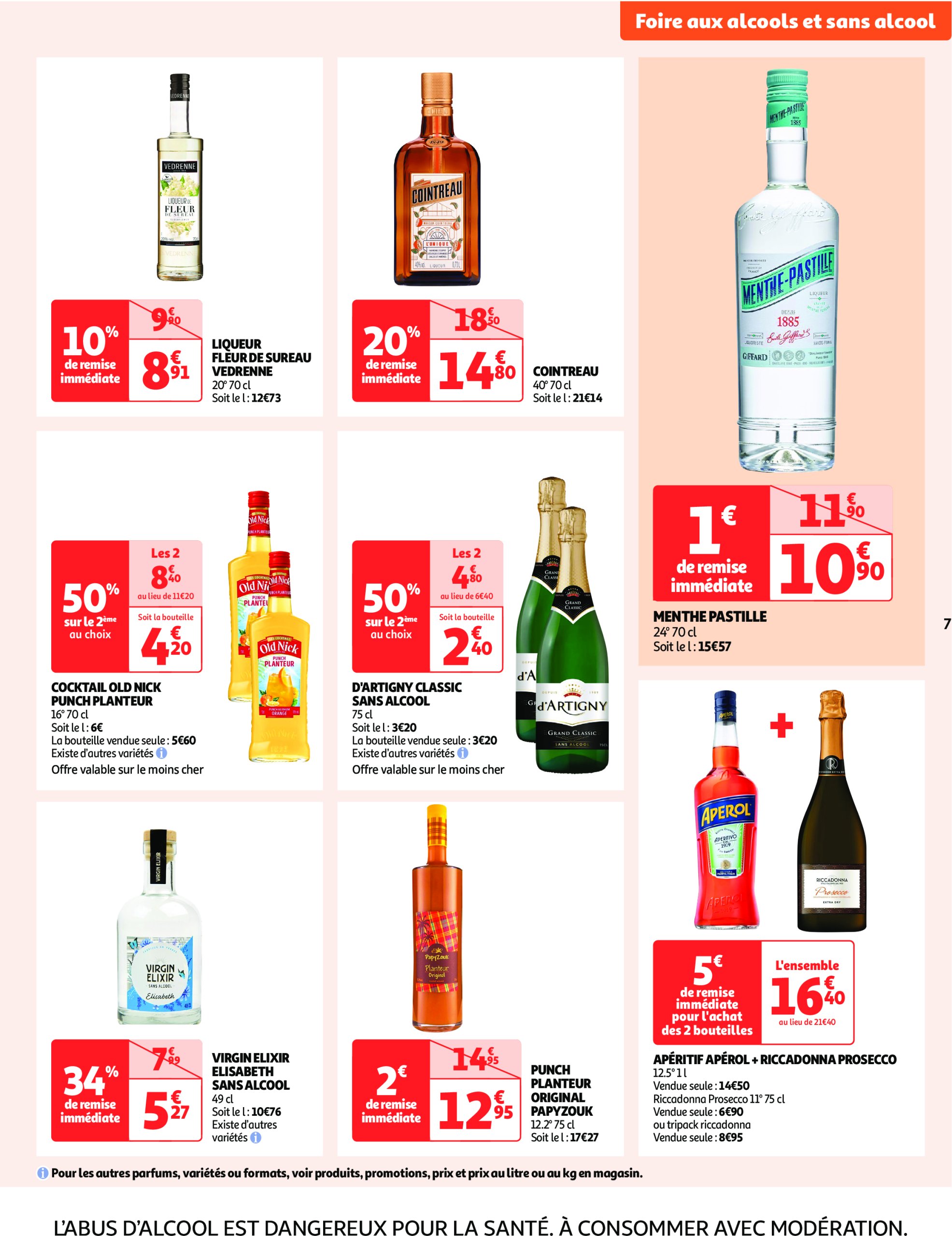 auchan - Auchan - Des prix qui ne poussent pas le bouchon folder geldig vanaf 03/06 - 15/06 - page: 7 auchan - Auchan - Des prix qui ne poussent pas le bouchon folder geldig vanaf 03/06 - 15/06 - page: 7