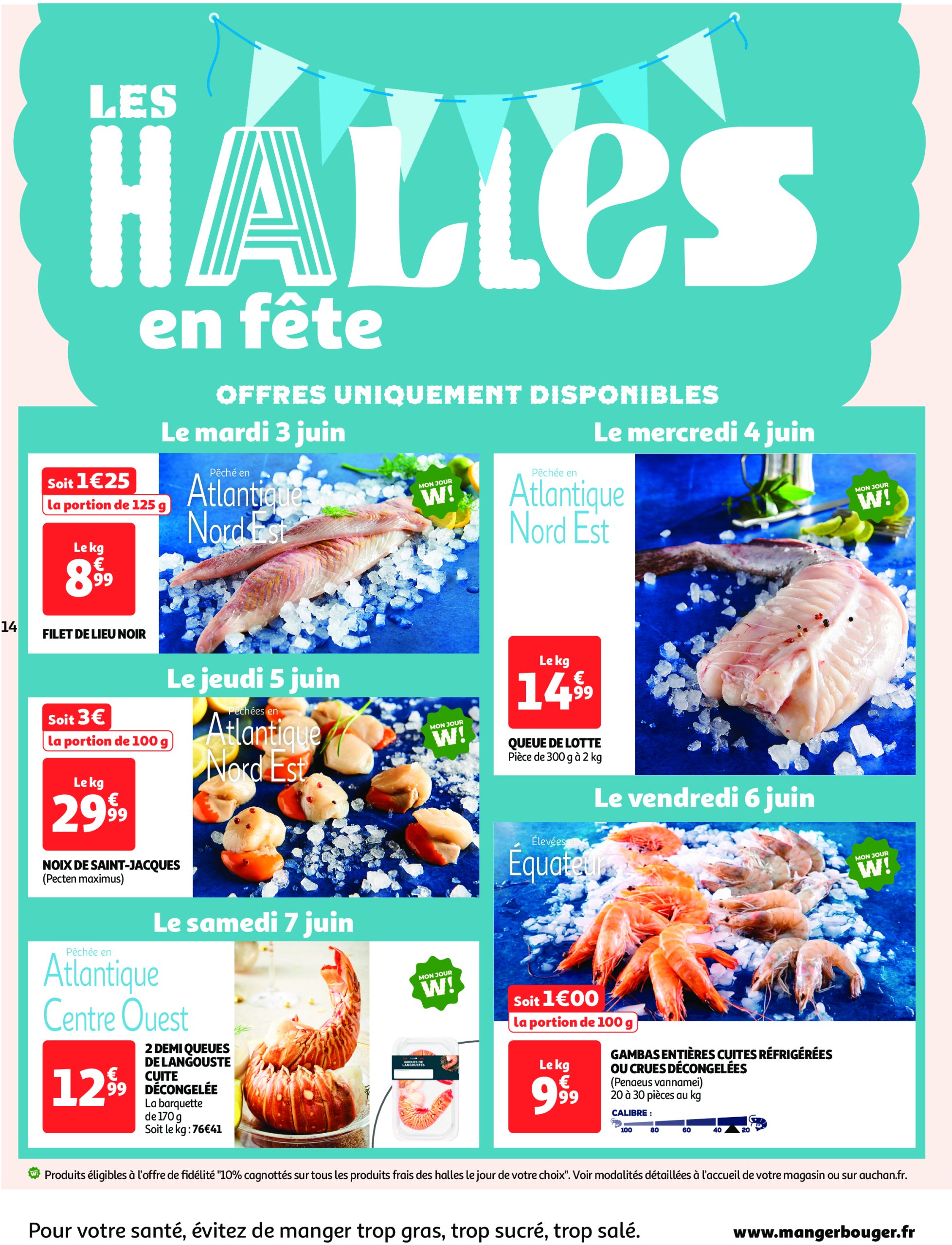 auchan - Auchan - Des prix qui ne poussent pas le bouchon folder geldig vanaf 03/06 - 15/06 - page: 14 auchan - Auchan - Des prix qui ne poussent pas le bouchon folder geldig vanaf 03/06 - 15/06 - page: 14