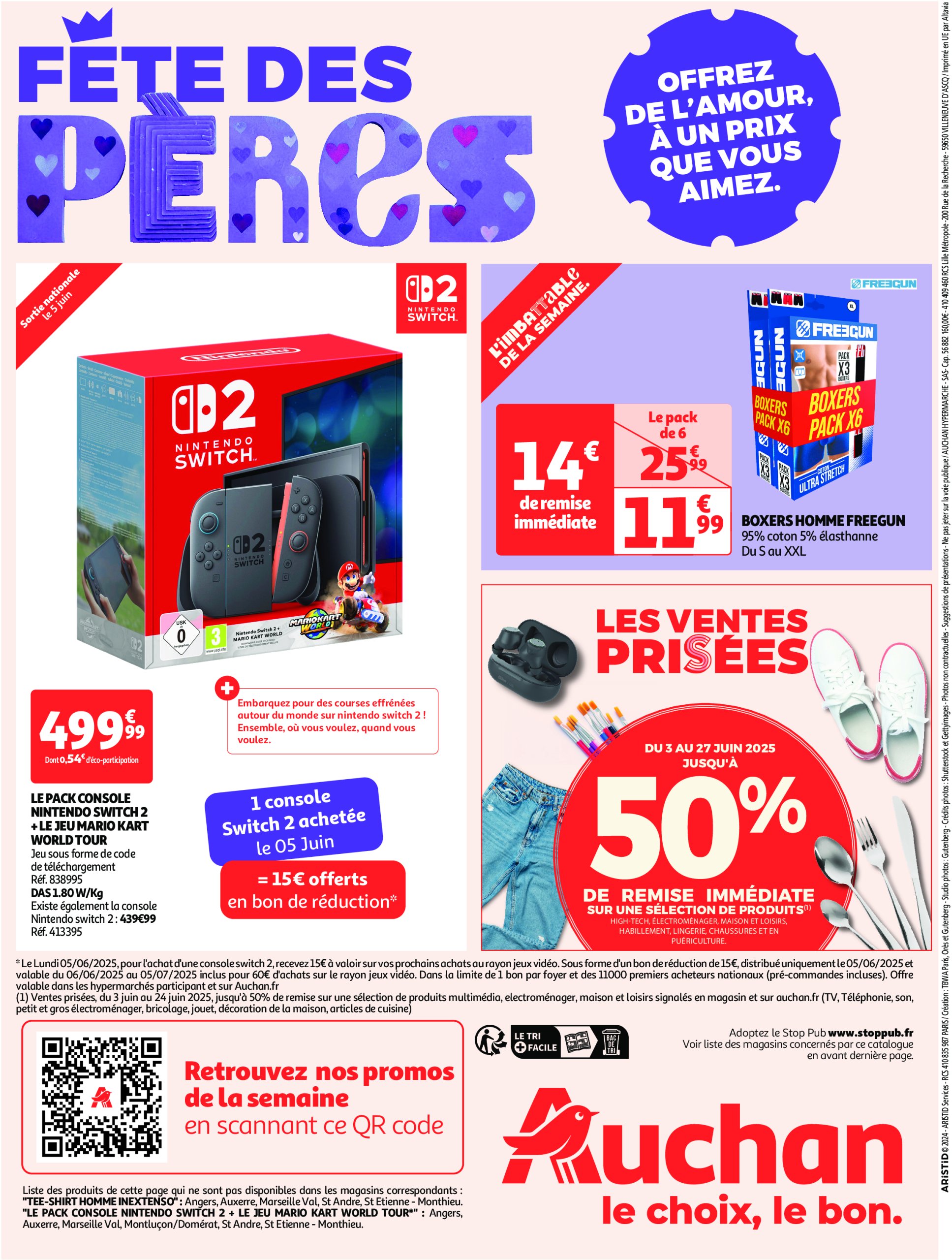 auchan - Auchan - Des prix qui ne poussent pas le bouchon folder geldig vanaf 03/06 - 15/06 - page: 58 auchan - Auchan - Des prix qui ne poussent pas le bouchon folder geldig vanaf 03/06 - 15/06 - page: 58