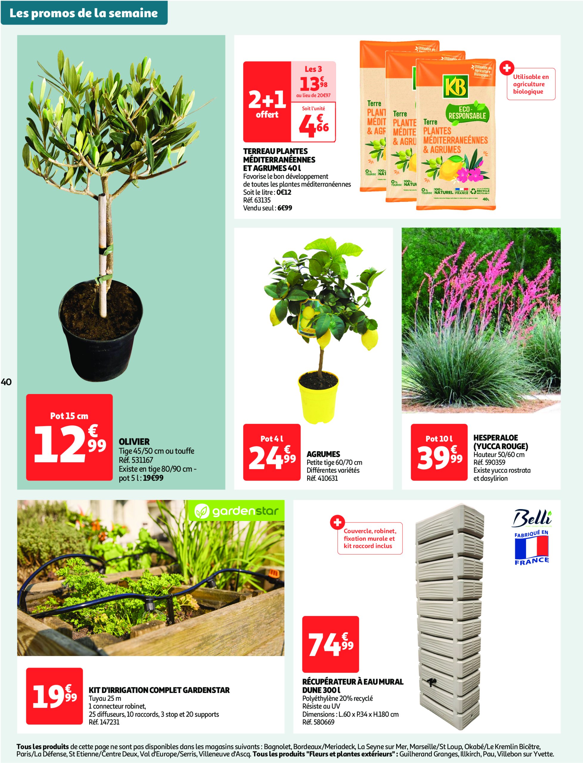auchan - Auchan - Des prix qui ne poussent pas le bouchon folder geldig vanaf 03/06 - 15/06 - page: 40 auchan - Auchan - Des prix qui ne poussent pas le bouchon folder geldig vanaf 03/06 - 15/06 - page: 40