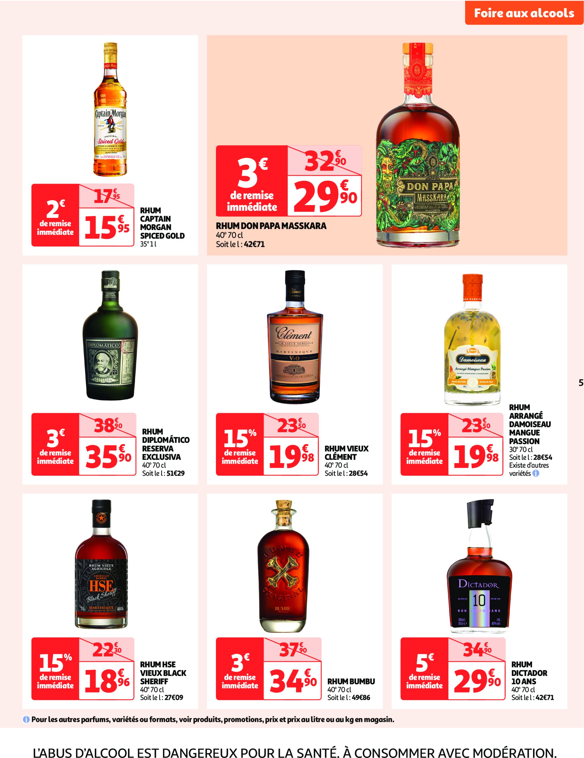auchan - Auchan - Des prix qui ne poussent pas le bouchon folder geldig vanaf 03/06 - 15/06 - page: 5 auchan - Auchan - Des prix qui ne poussent pas le bouchon folder geldig vanaf 03/06 - 15/06 - page: 5