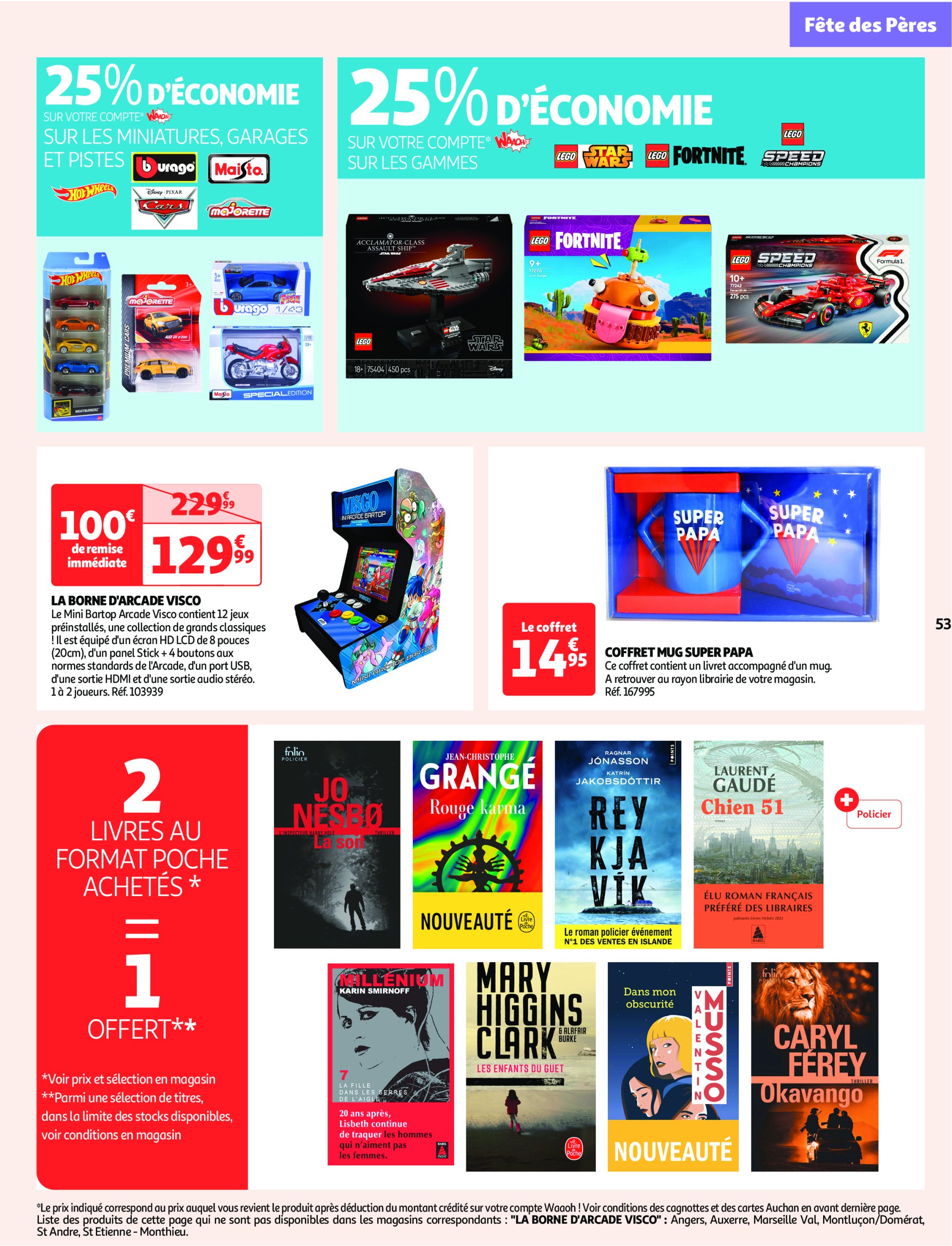 auchan - Auchan - Des prix qui ne poussent pas le bouchon folder geldig vanaf 03/06 - 15/06 - page: 54 auchan - Auchan - Des prix qui ne poussent pas le bouchon folder geldig vanaf 03/06 - 15/06 - page: 54