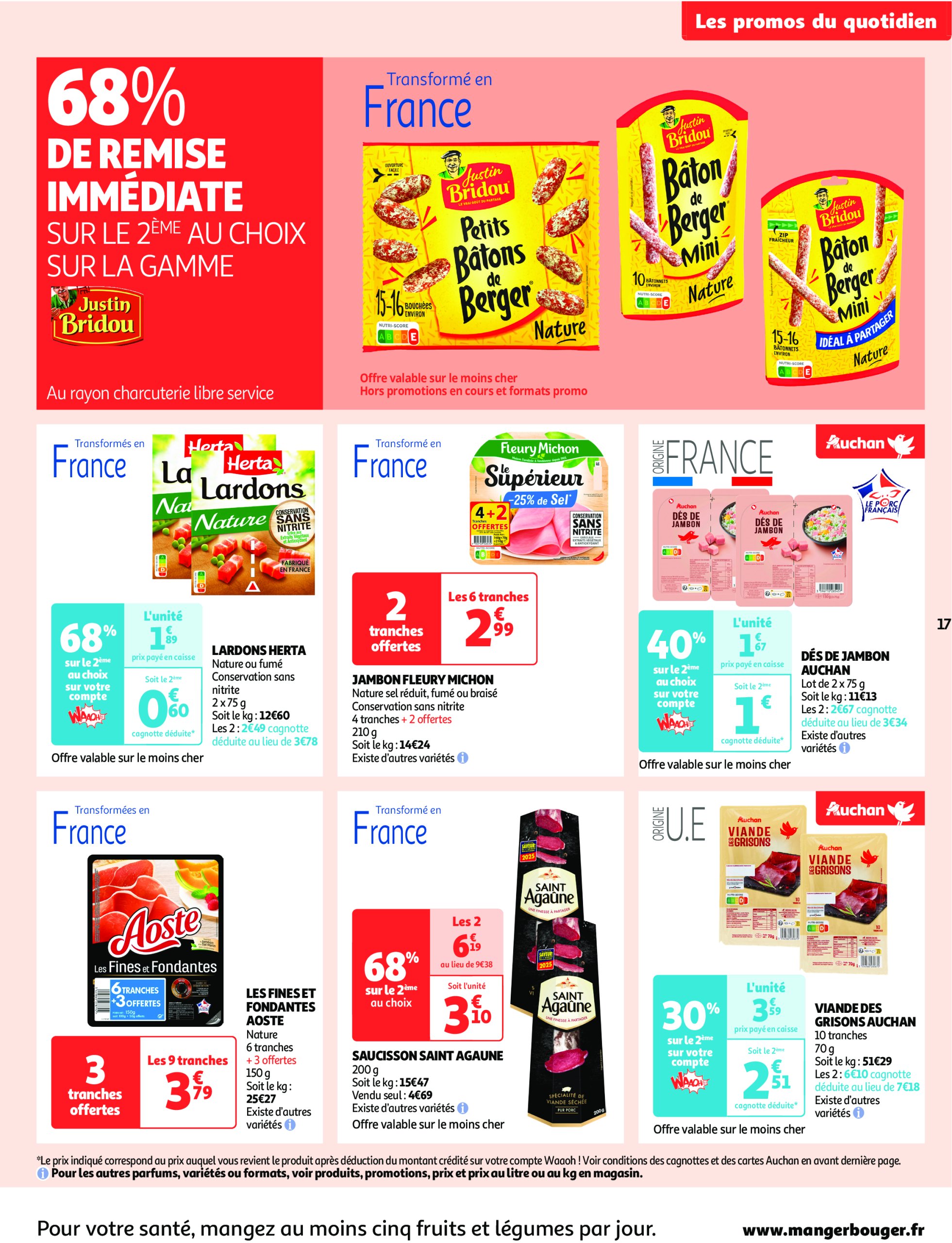 auchan - Auchan Supermarché - Les halles en fêtes, c'est par ici folder geldig vanaf 03/06 - 14/06 - page: 17