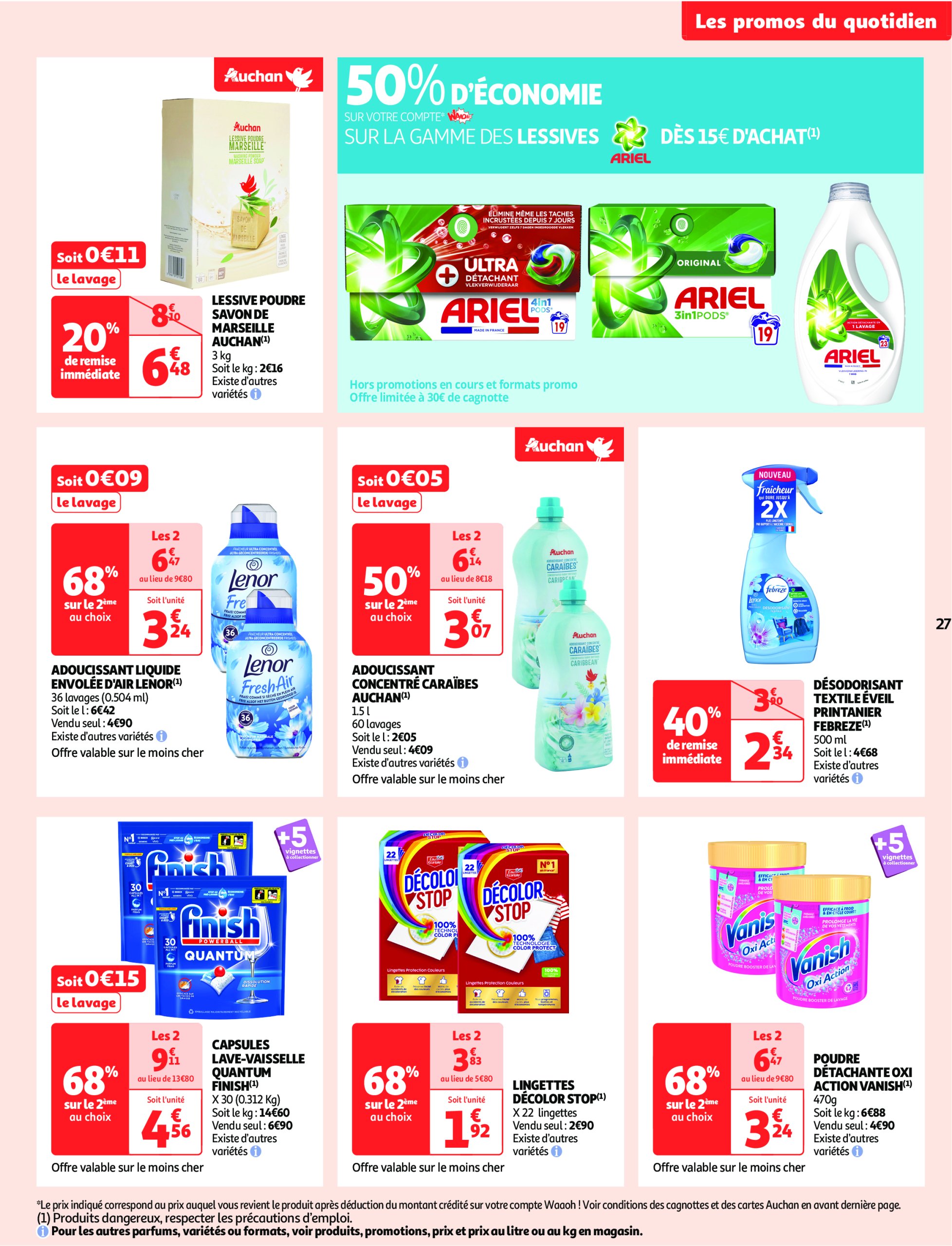 auchan - Auchan Supermarché - Les halles en fêtes, c'est par ici folder geldig vanaf 03/06 - 14/06 - page: 27