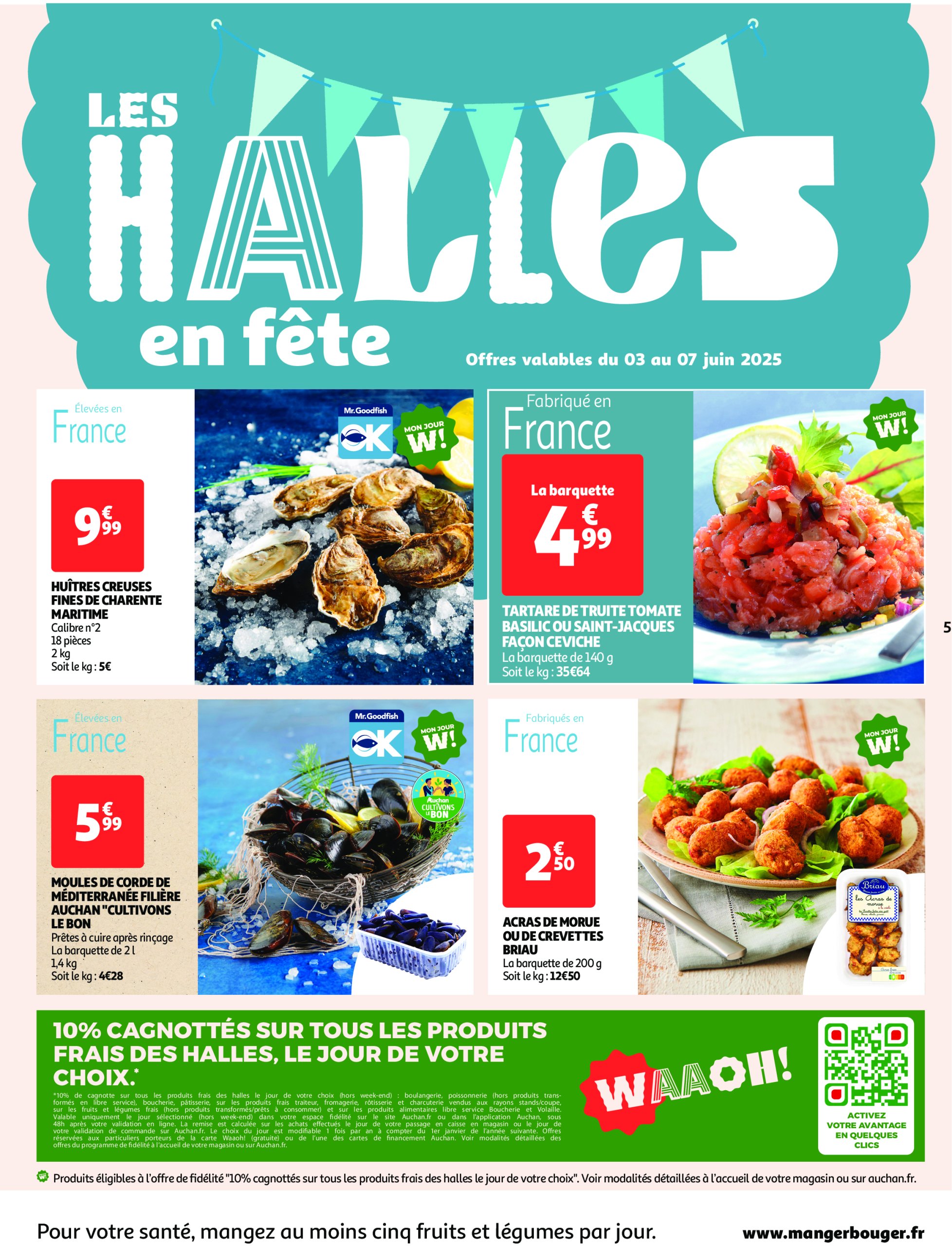 auchan - Auchan Supermarché - Les halles en fêtes, c'est par ici folder geldig vanaf 03/06 - 14/06 - page: 5