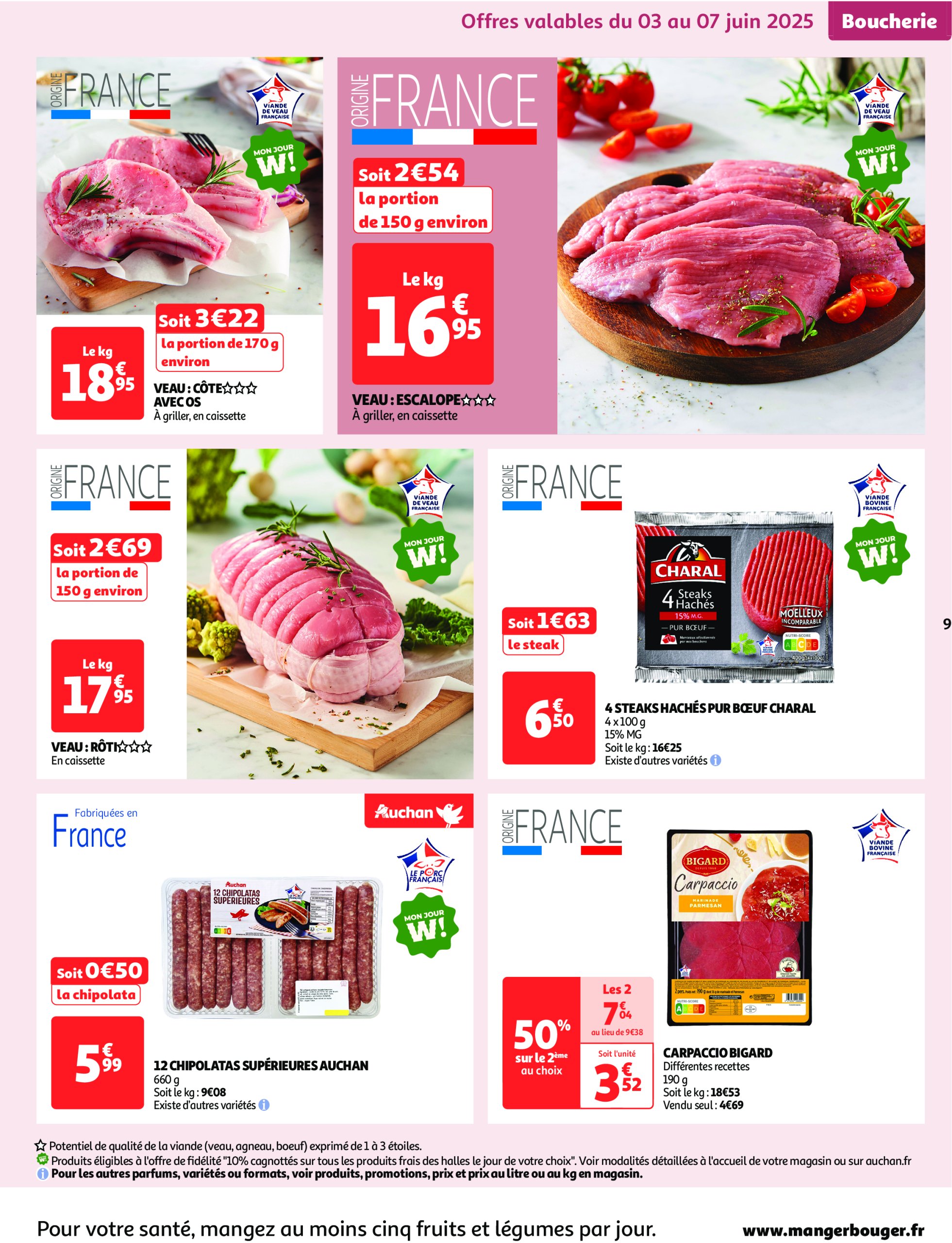 auchan - Auchan Supermarché - Les halles en fêtes, c'est par ici folder geldig vanaf 03/06 - 14/06 - page: 9