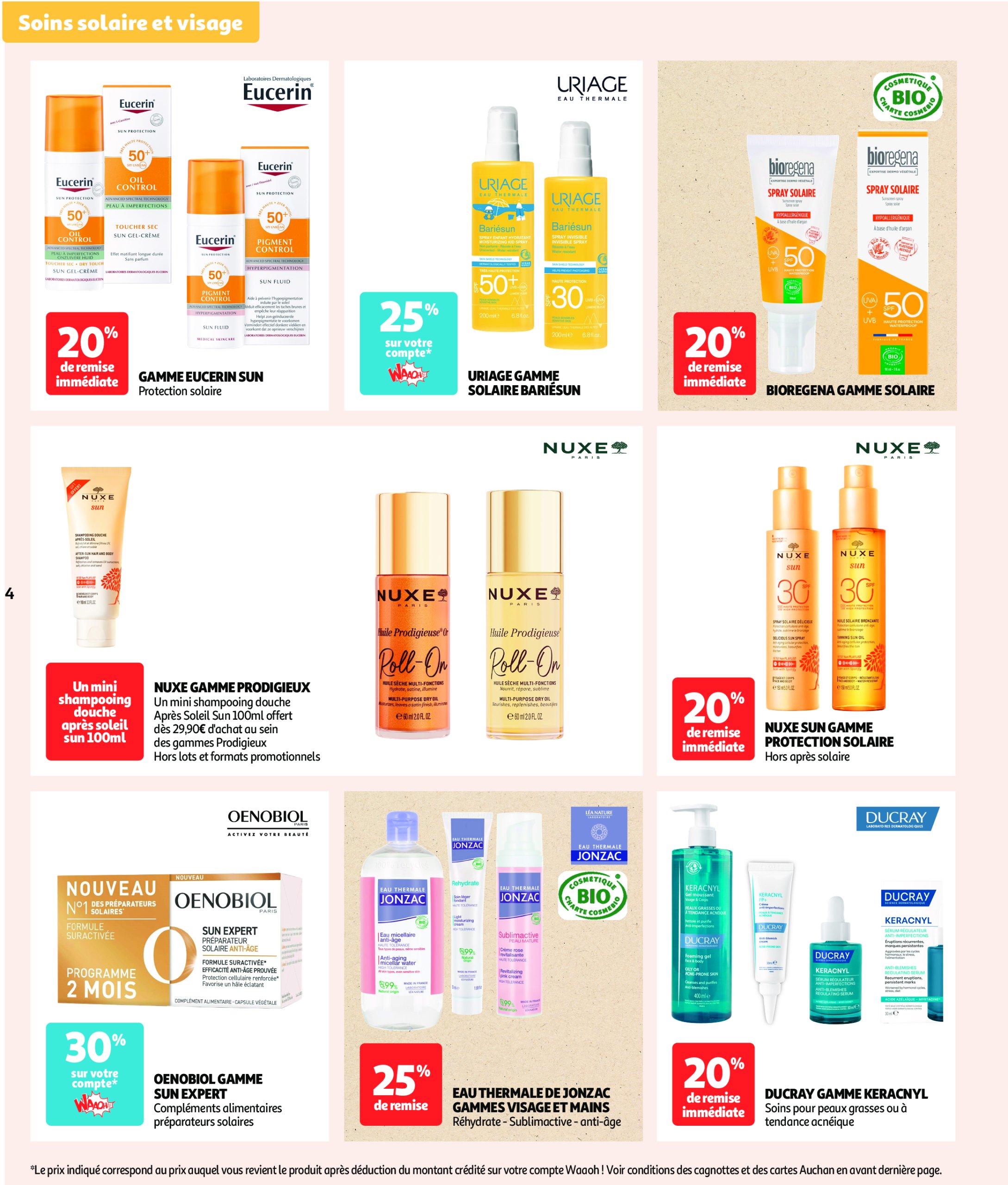 auchan - Auchan - Pour les peaux à tendance économe folder geldig vanaf 03/06 - 22/06 - page: 4