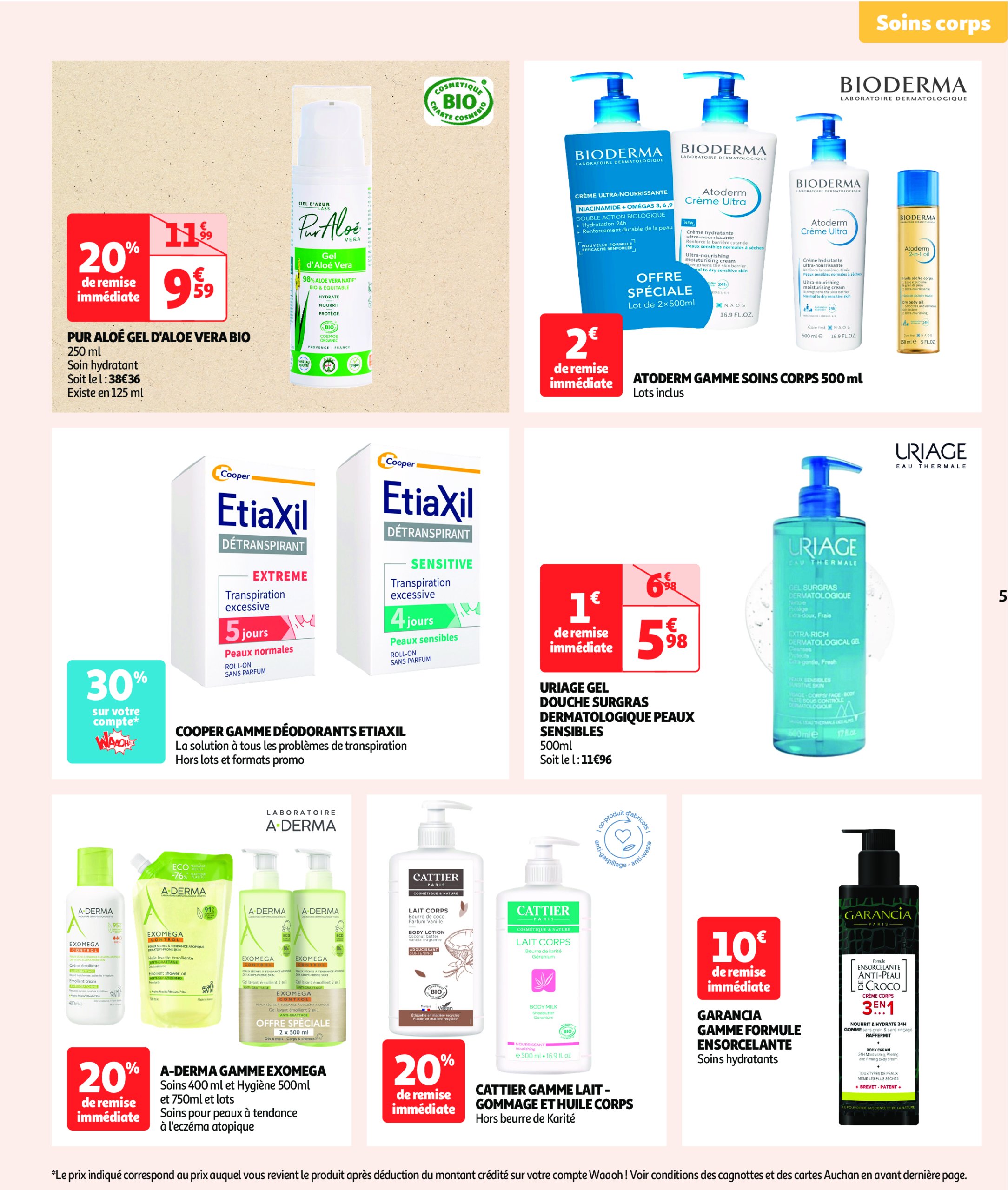 auchan - Auchan - Pour les peaux à tendance économe folder geldig vanaf 03/06 - 22/06 - page: 5