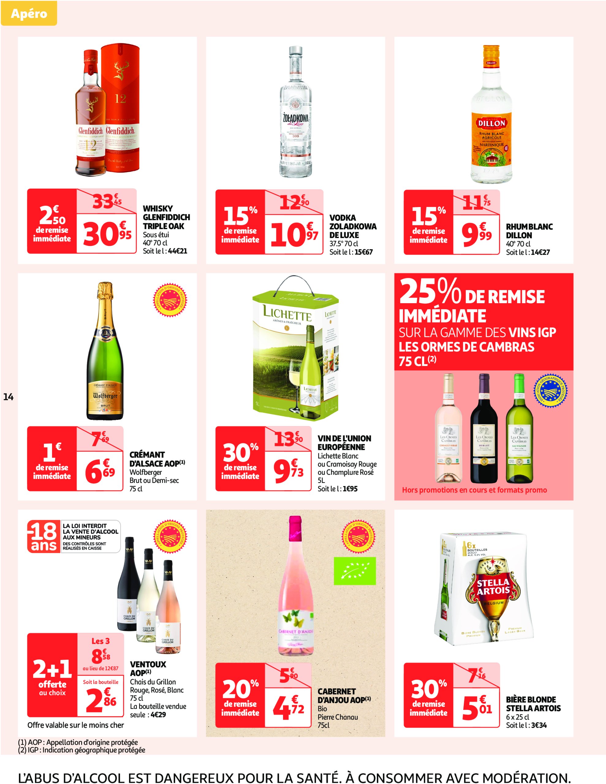 auchan - Auchan Supermarché - Le frais, le bon, moins cher folder geldig vanaf 10/06 - 14/06 - page: 14