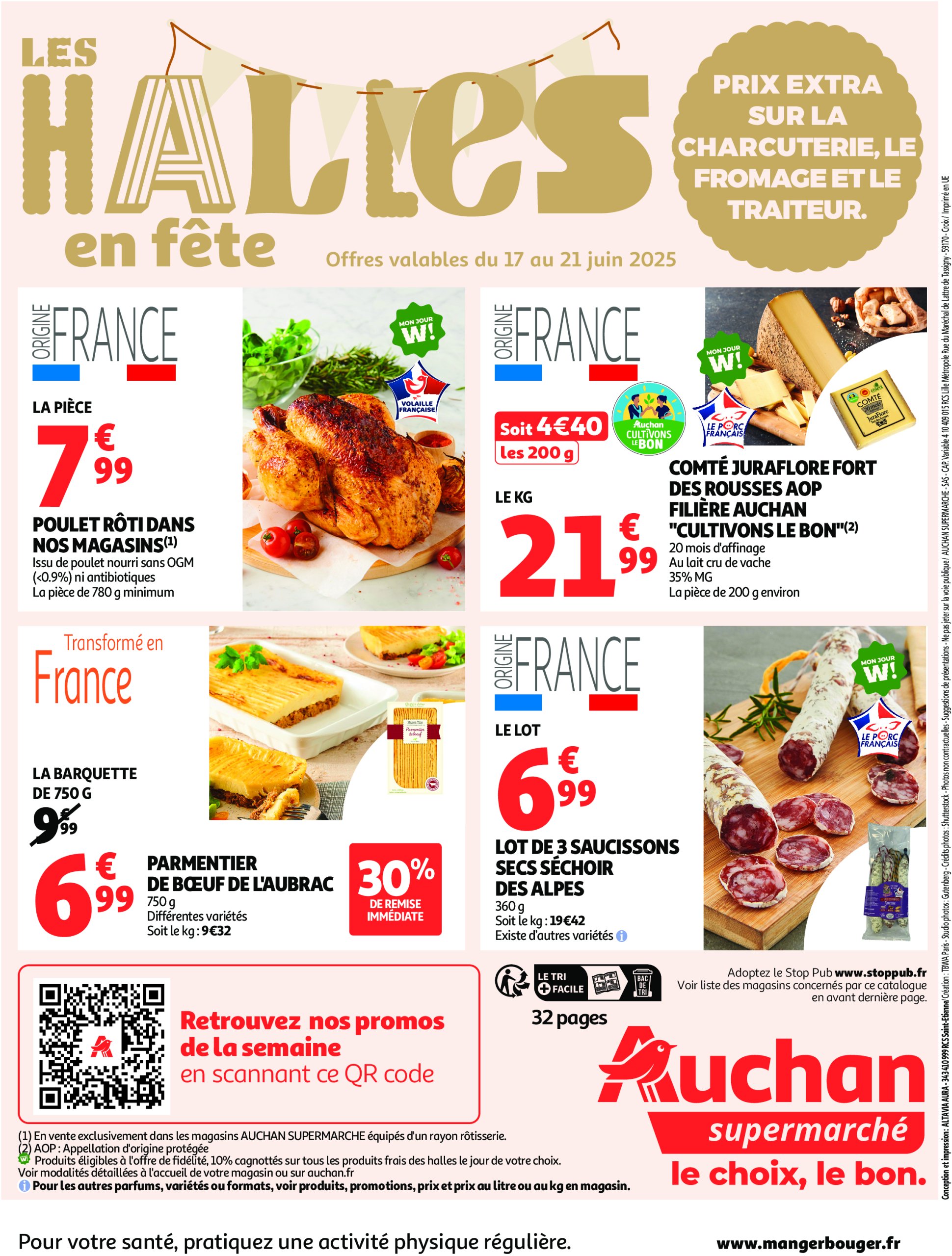 auchan - Auchan supermarché - Remises en beauté, c'est aussi dans votre Super folder geldig vanaf 17/06 - 28/06 - page: 32