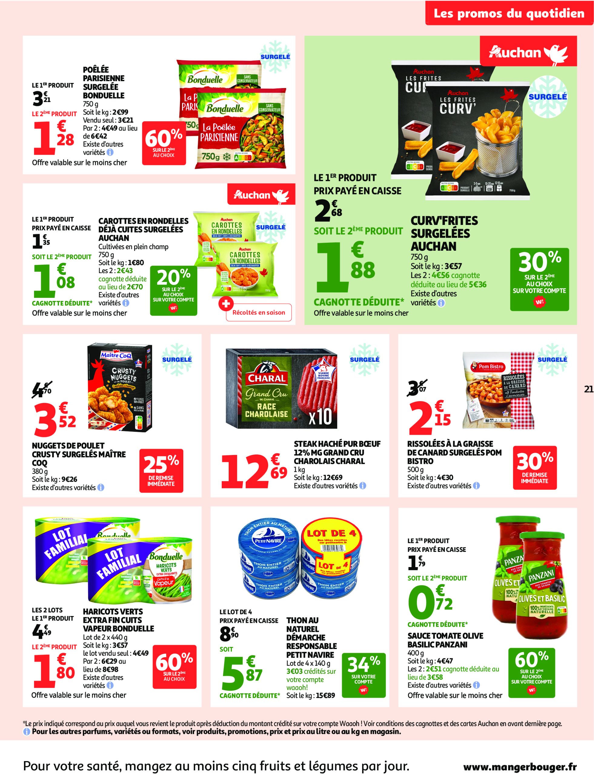 auchan - Auchan supermarché - Remises en beauté, c'est aussi dans votre Super folder geldig vanaf 17/06 - 28/06 - page: 21