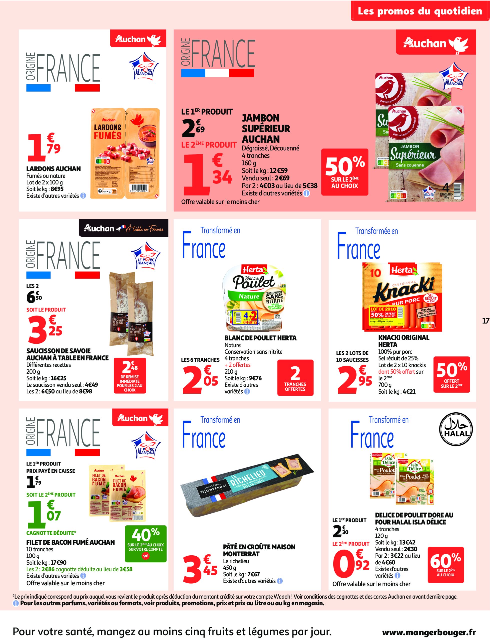 auchan - Auchan supermarché - Remises en beauté, c'est aussi dans votre Super folder geldig vanaf 17/06 - 28/06 - page: 17