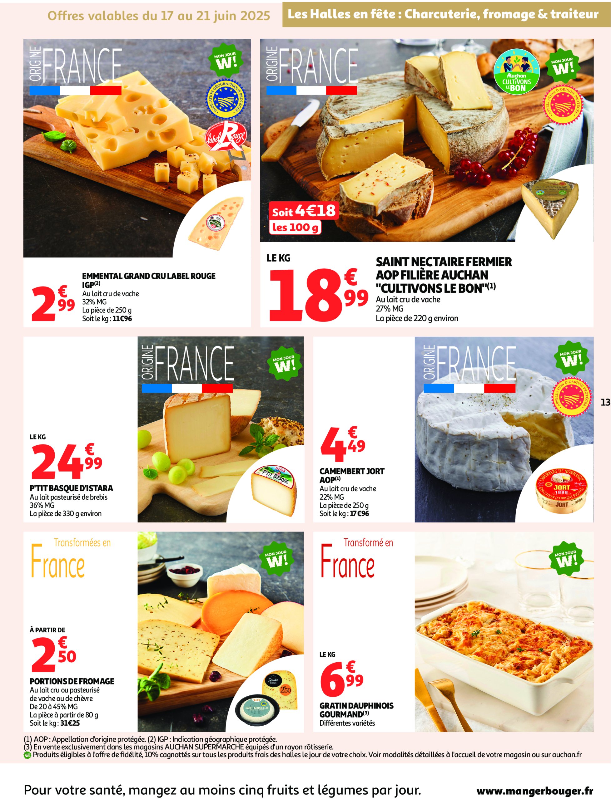 auchan - Auchan supermarché - Remises en beauté, c'est aussi dans votre Super folder geldig vanaf 17/06 - 28/06 - page: 13