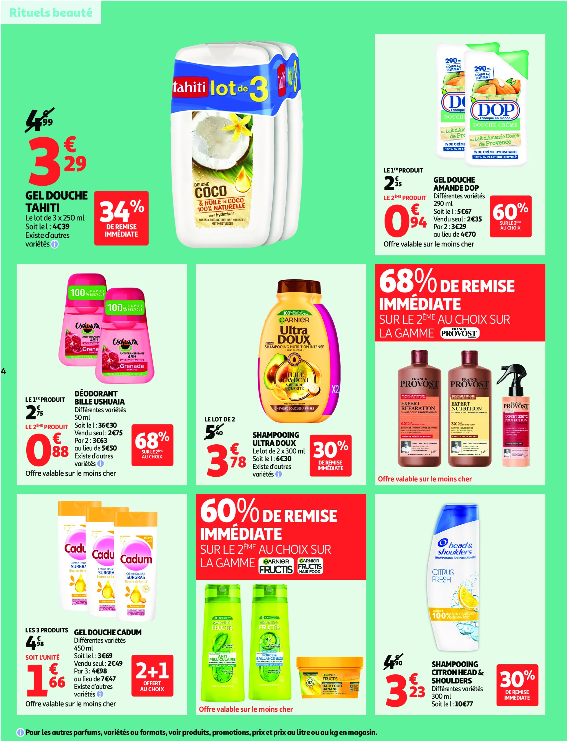 auchan - Auchan supermarché - Remises en beauté, c'est aussi dans votre Super folder geldig vanaf 17/06 - 28/06 - page: 4