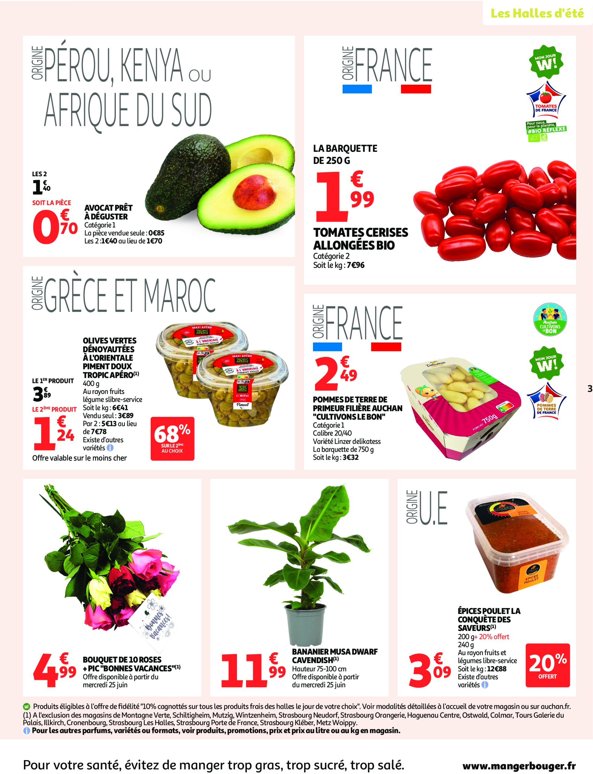 auchan - Auchan supermarché - Le frais, le bon, moins cher folder geldig vanaf 24/06 - 28/06 - page: 3