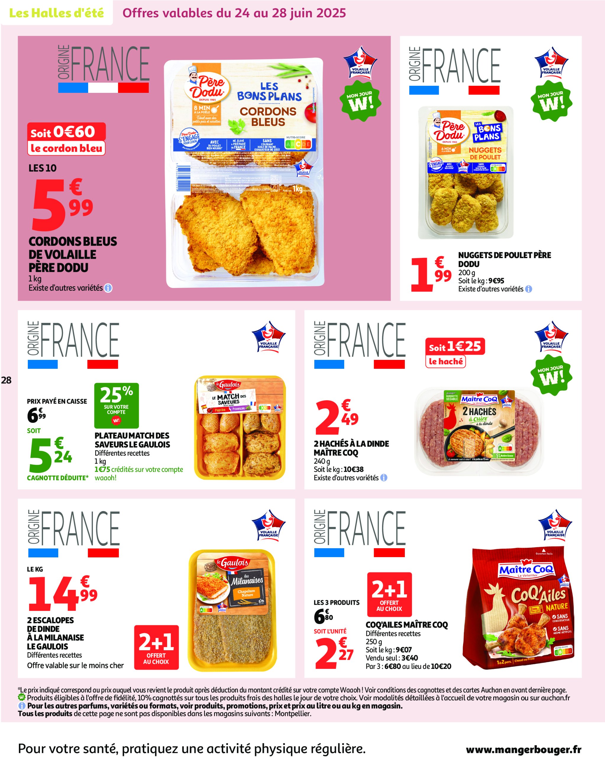 auchan - Auchan - Des prix aussi bas, c'est le Top ! folder geldig vanaf 24/06 - 06/07 - page: 28