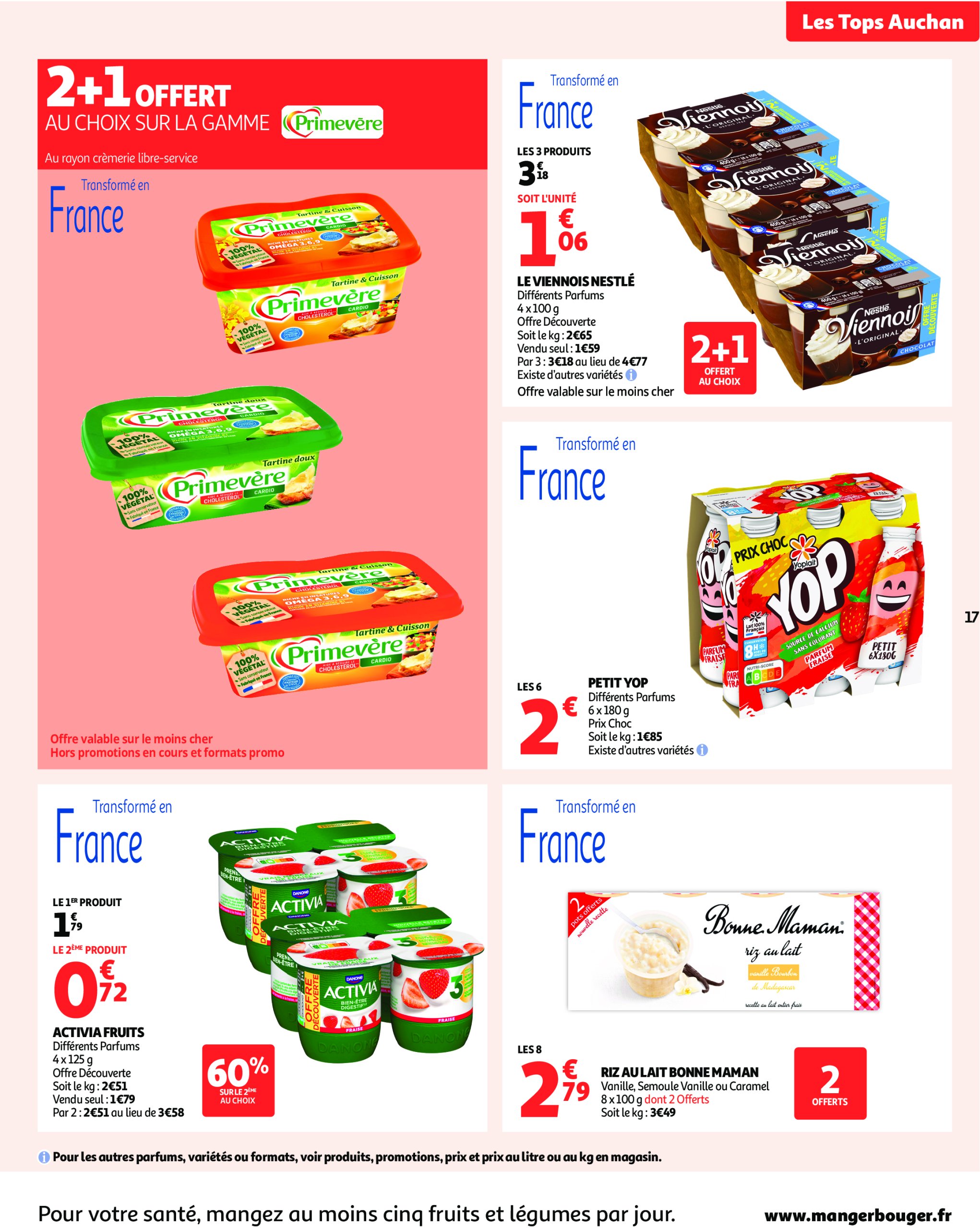 auchan - Auchan - Des prix aussi bas, c'est le Top ! folder geldig vanaf 24/06 - 06/07 - page: 17