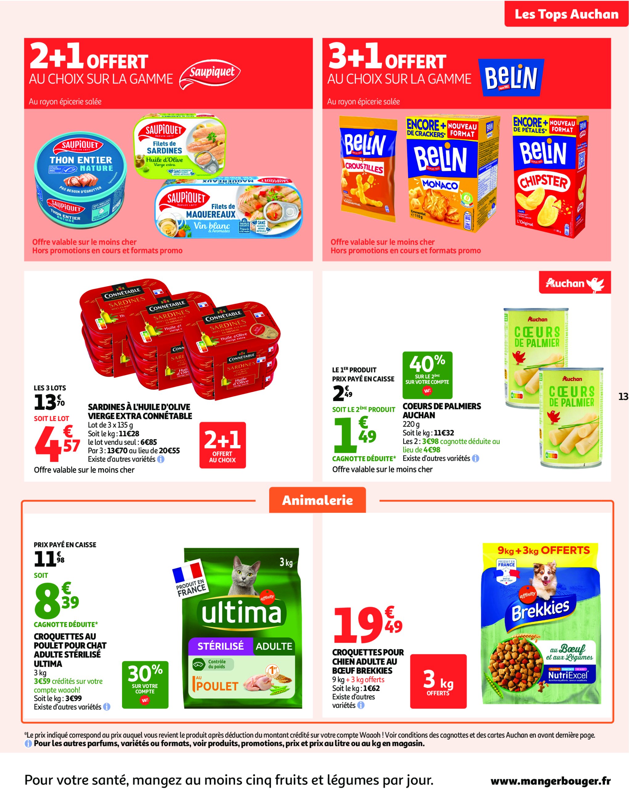 auchan - Auchan - Des prix aussi bas, c'est le Top ! folder geldig vanaf 24/06 - 06/07 - page: 13