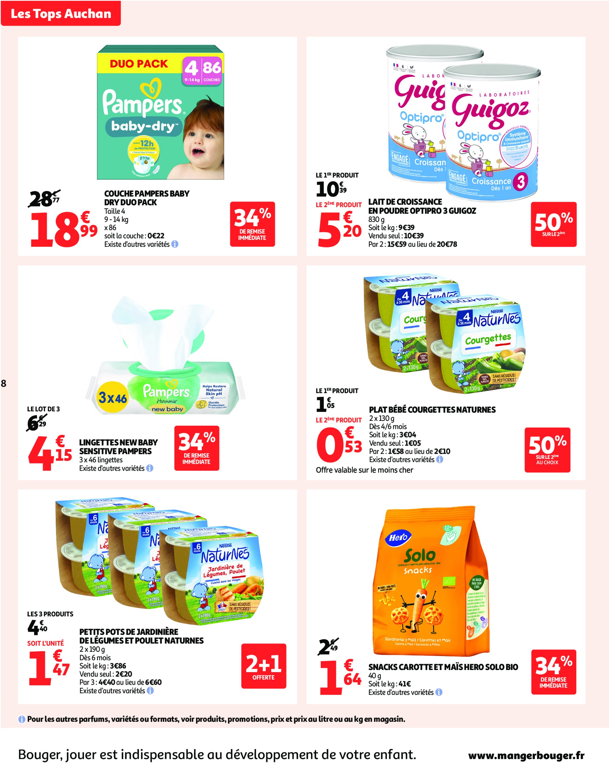 auchan - Auchan - Des prix aussi bas, c'est le Top ! folder geldig vanaf 24/06 - 06/07 - page: 8