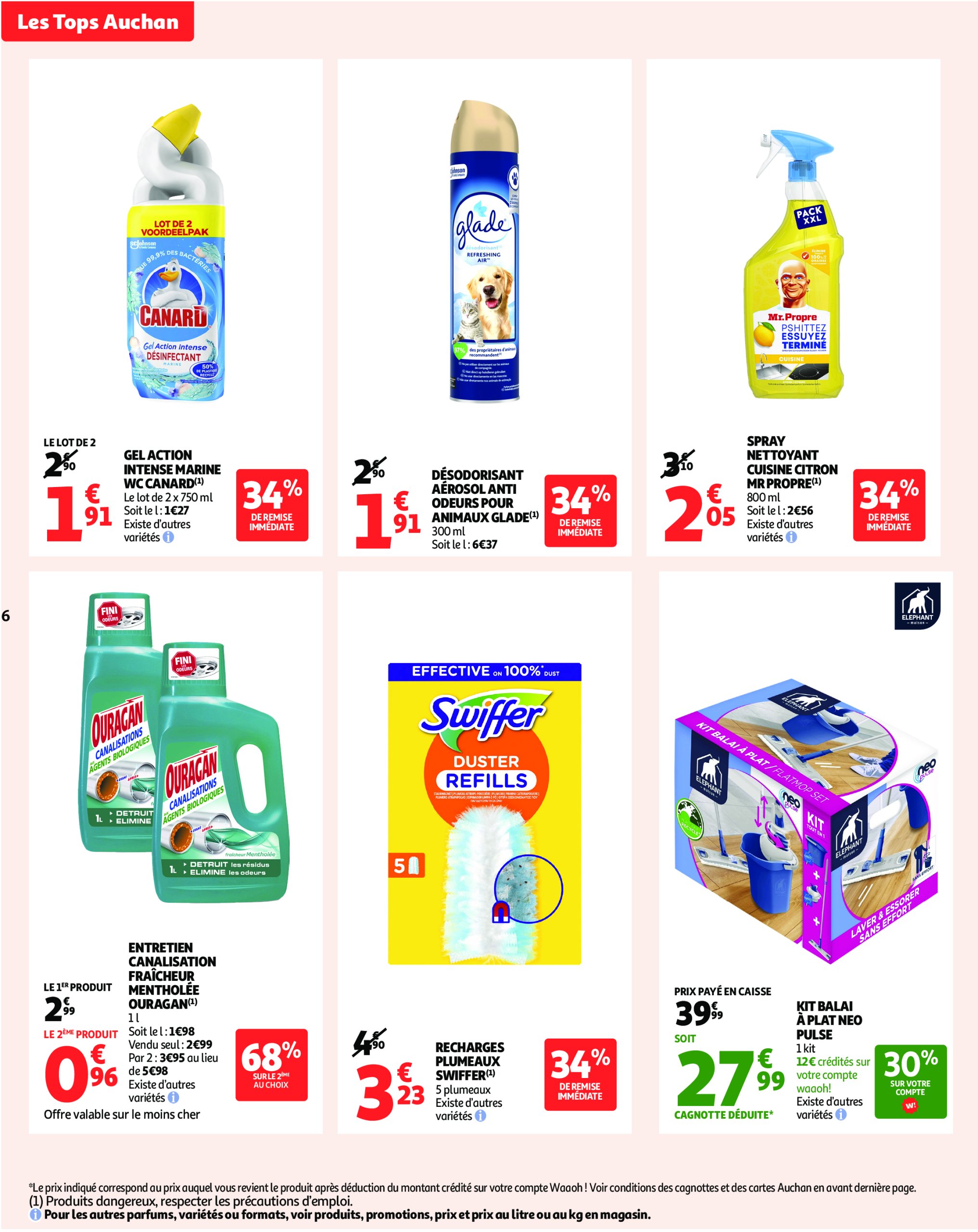 auchan - Auchan - Des prix aussi bas, c'est le Top ! folder geldig vanaf 24/06 - 06/07 - page: 6