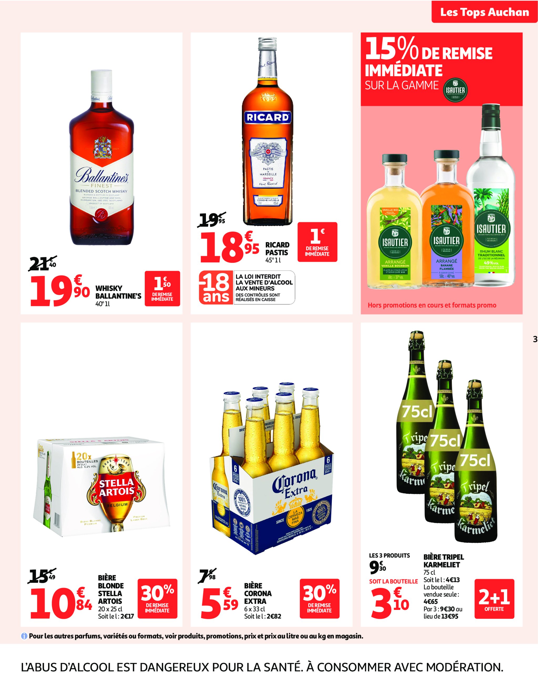 auchan - Auchan - Des prix aussi bas, c'est le Top ! folder geldig vanaf 24/06 - 06/07 - page: 3