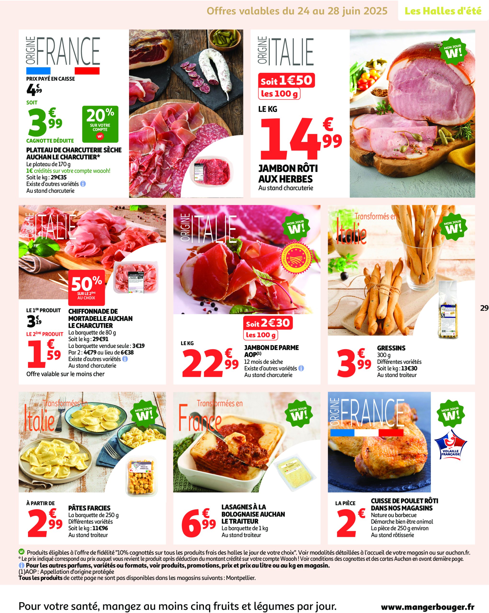 auchan - Auchan - Des prix aussi bas, c'est le Top ! folder geldig vanaf 24/06 - 06/07 - page: 29