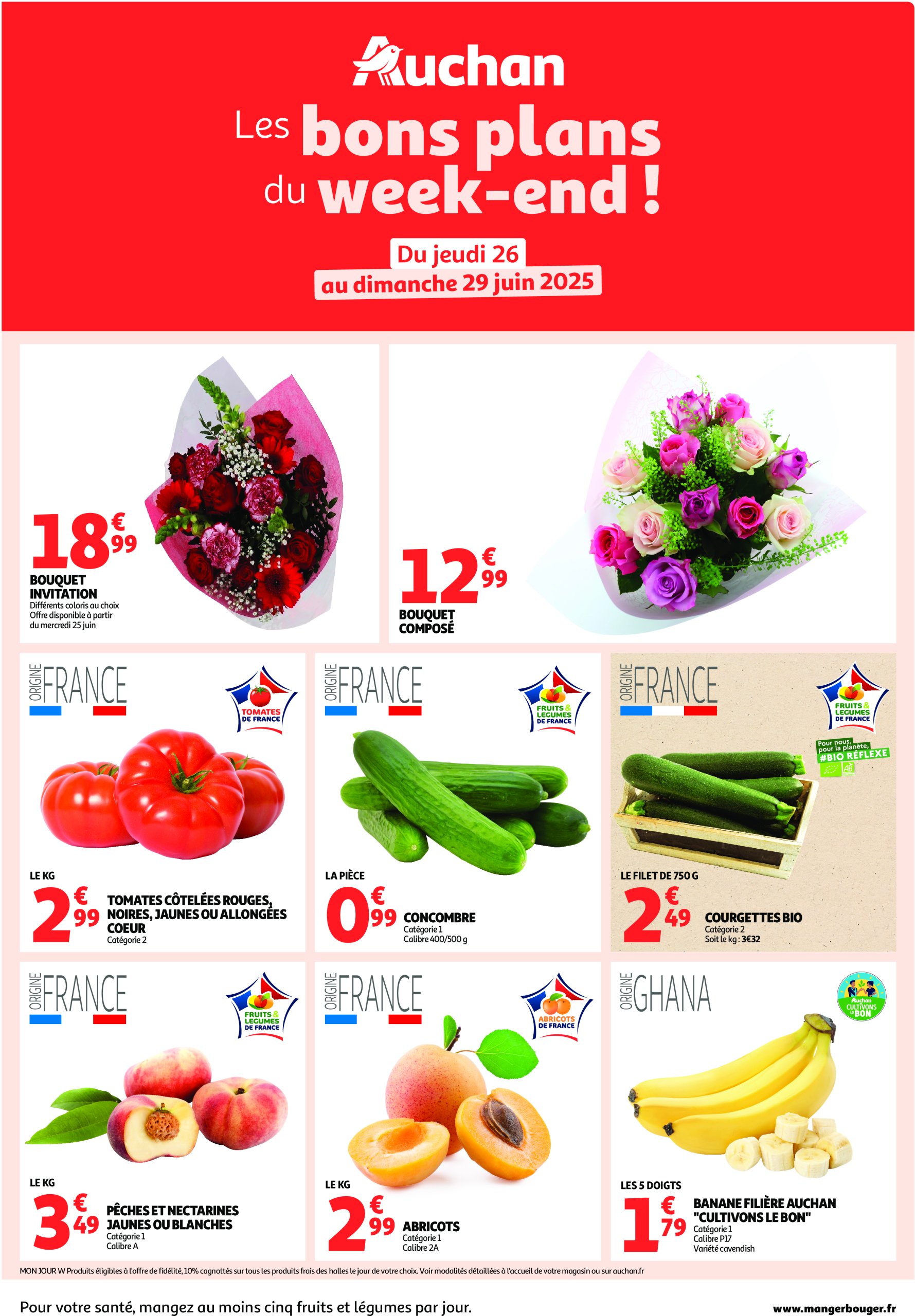 auchan - Auchan - Les bons plans du week-end dans votre hyper ! folder geldig vanaf 26/06 - 29/06