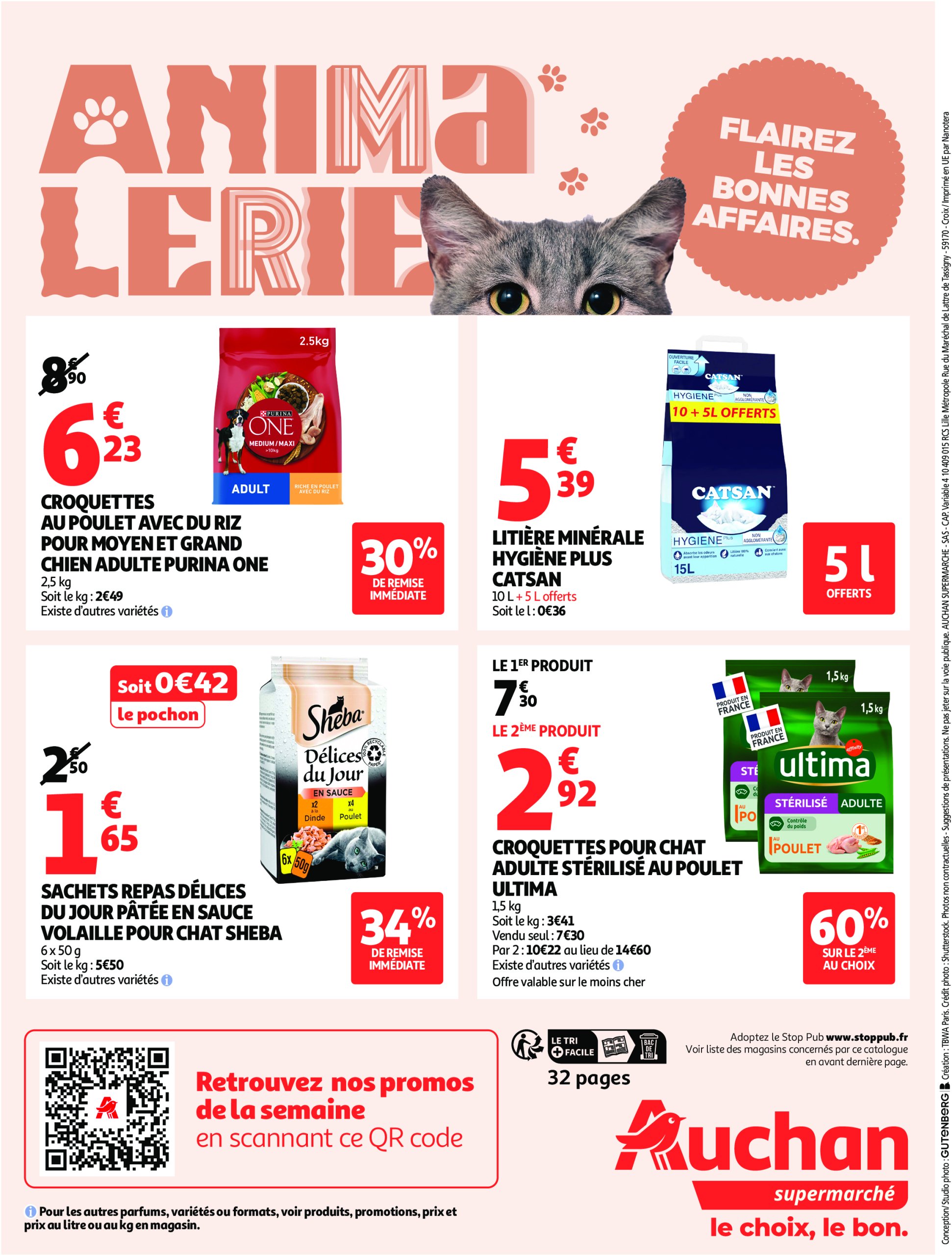 auchan - Auchan - Les prix bas qui font du bien au quotidien folder geldig vanaf 01/07 - 12/07 - page: 32