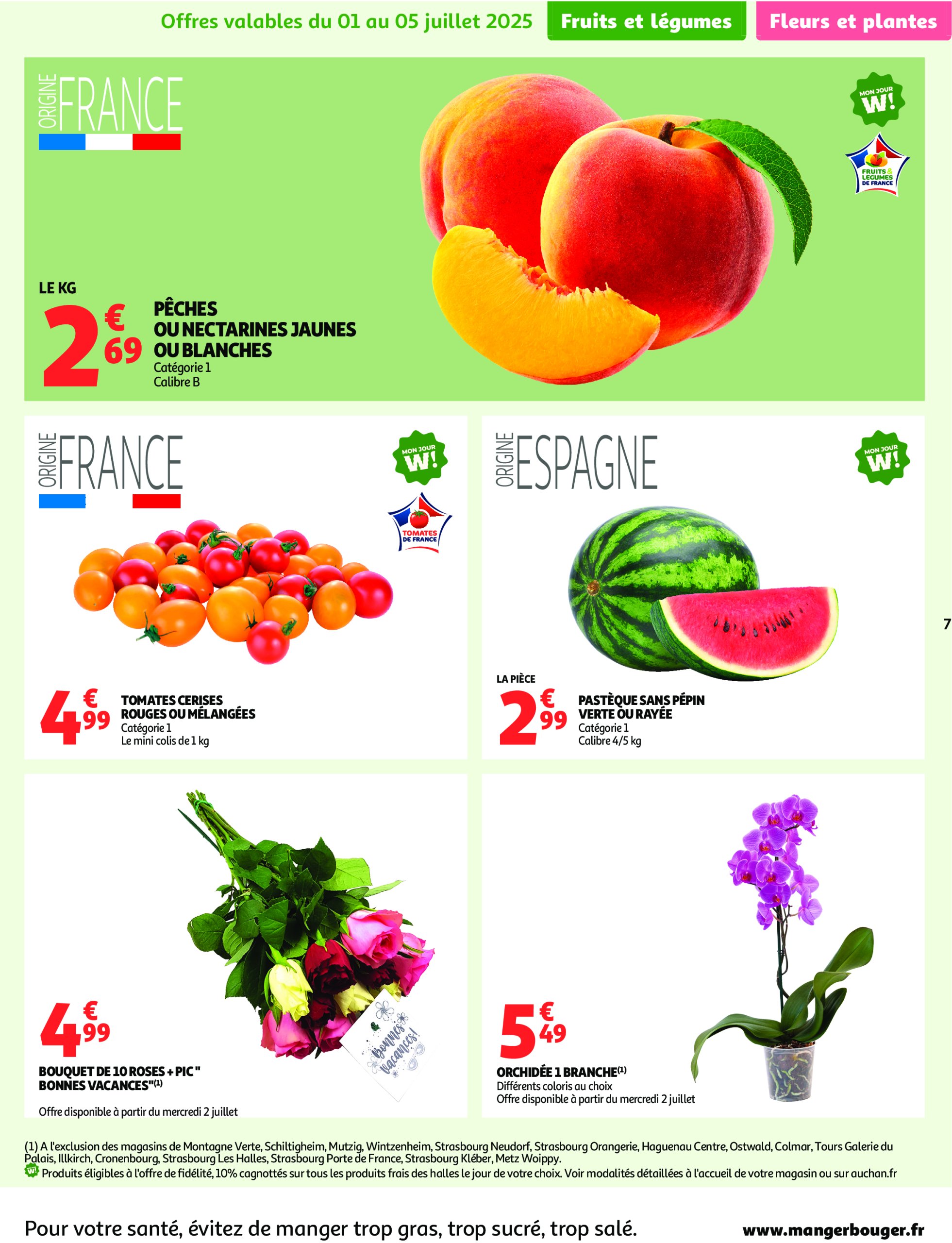 auchan - Auchan - Les prix bas qui font du bien au quotidien folder geldig vanaf 01/07 - 12/07 - page: 7