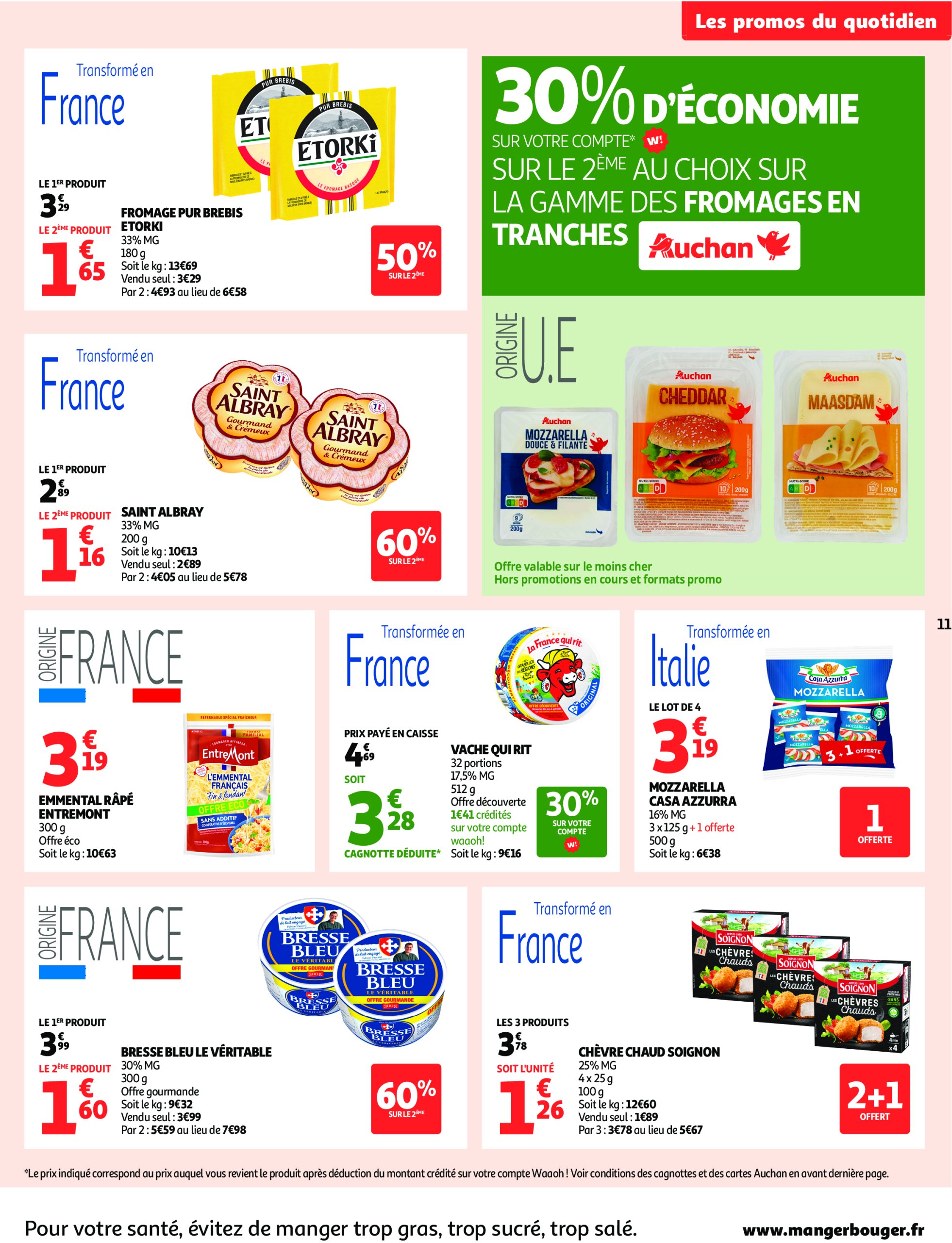 auchan - Auchan - Les prix bas qui font du bien au quotidien folder geldig vanaf 01/07 - 12/07 - page: 11