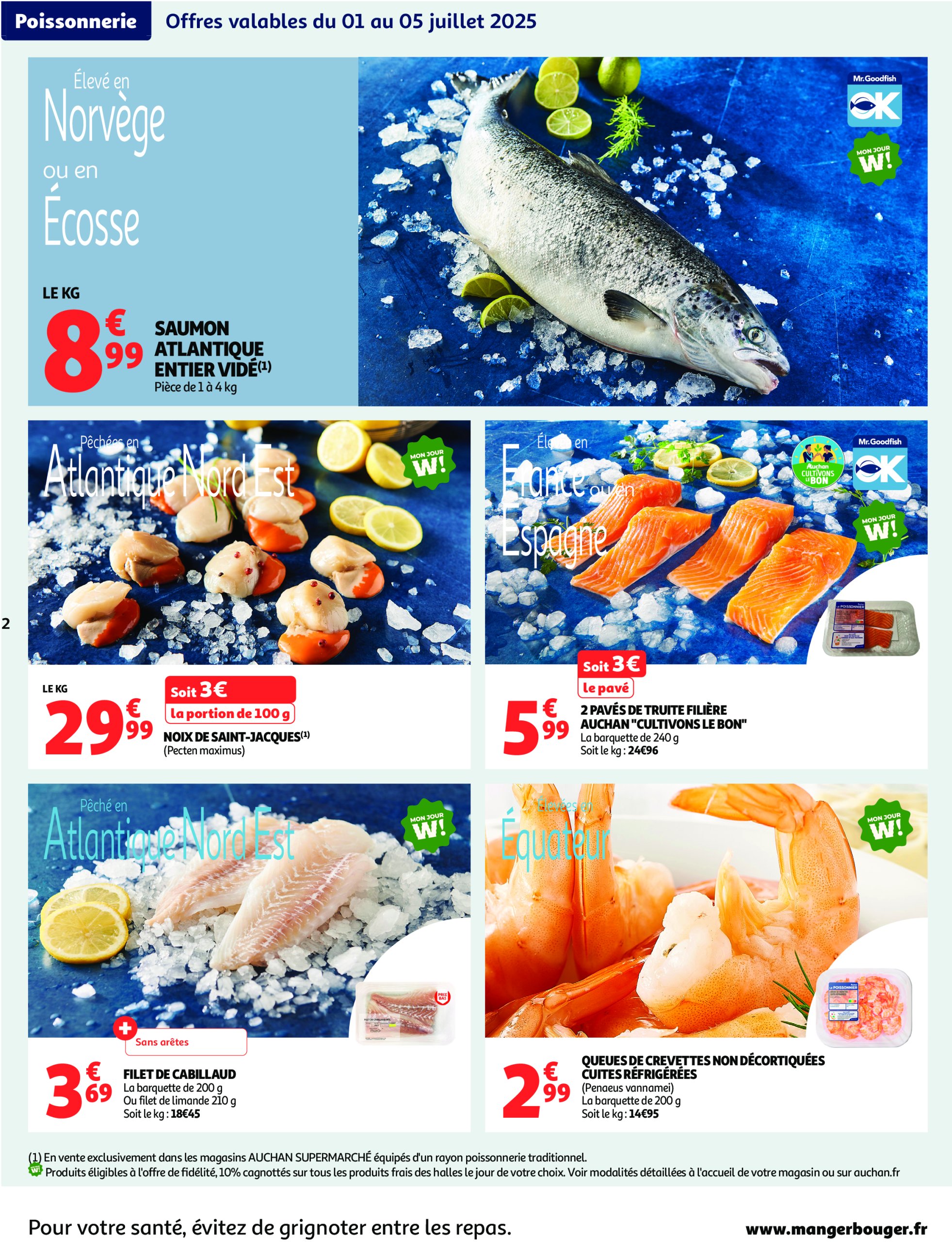 auchan - Auchan - Les prix bas qui font du bien au quotidien folder geldig vanaf 01/07 - 12/07 - page: 2