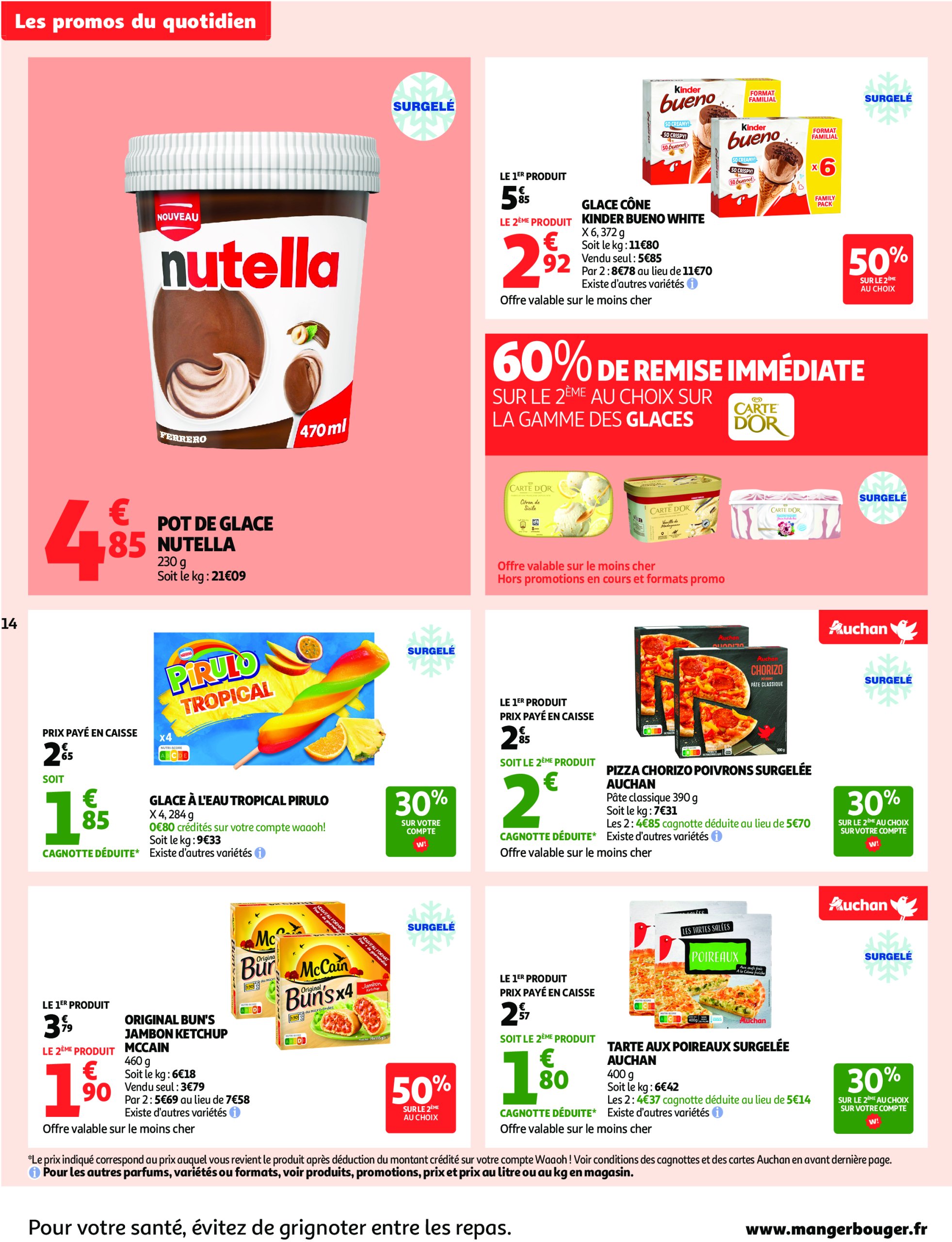 auchan - Auchan - Les prix bas qui font du bien au quotidien folder geldig vanaf 01/07 - 12/07 - page: 14