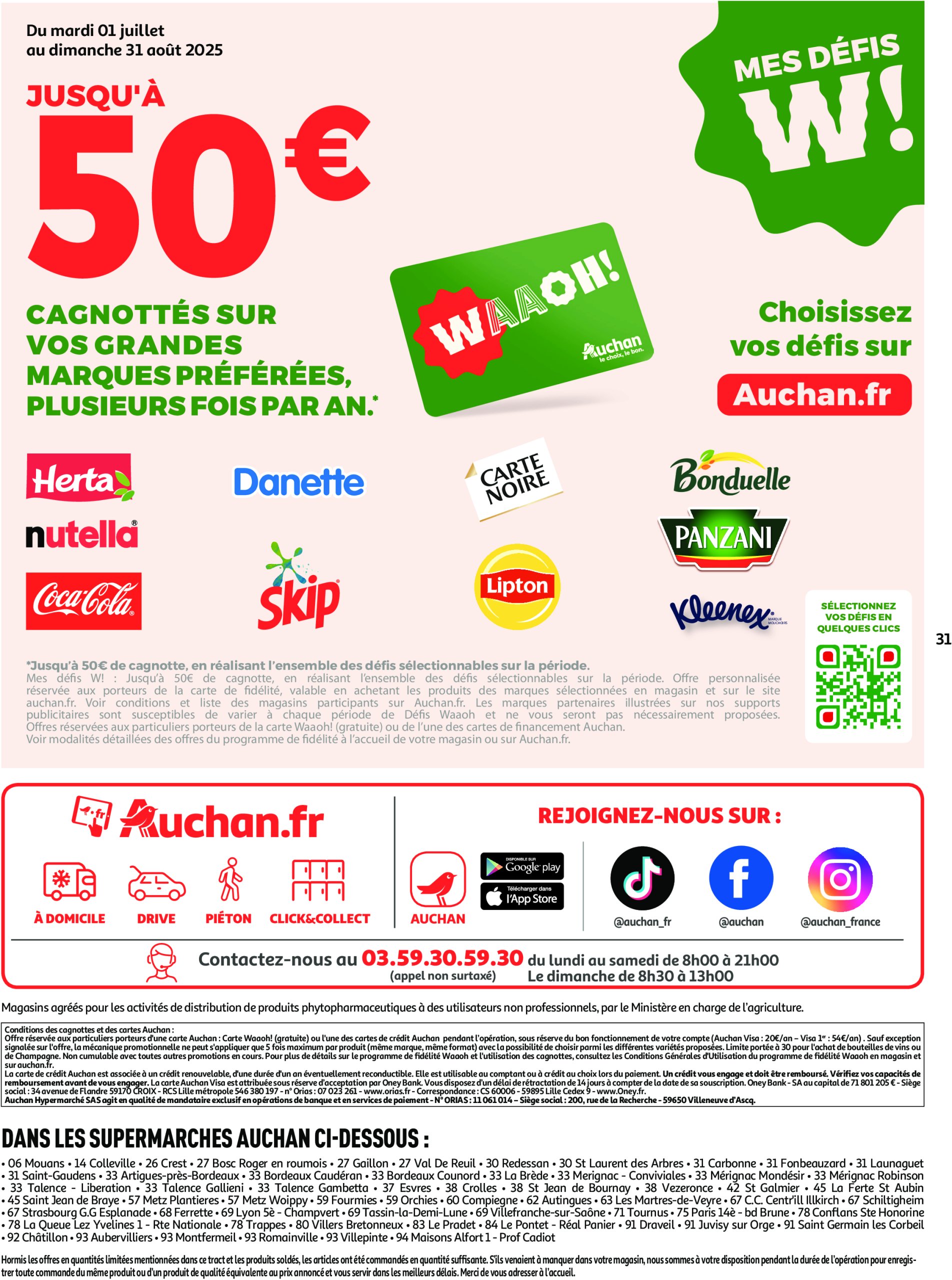auchan - Auchan - Les prix bas qui font du bien au quotidien folder geldig vanaf 01/07 - 12/07 - page: 31
