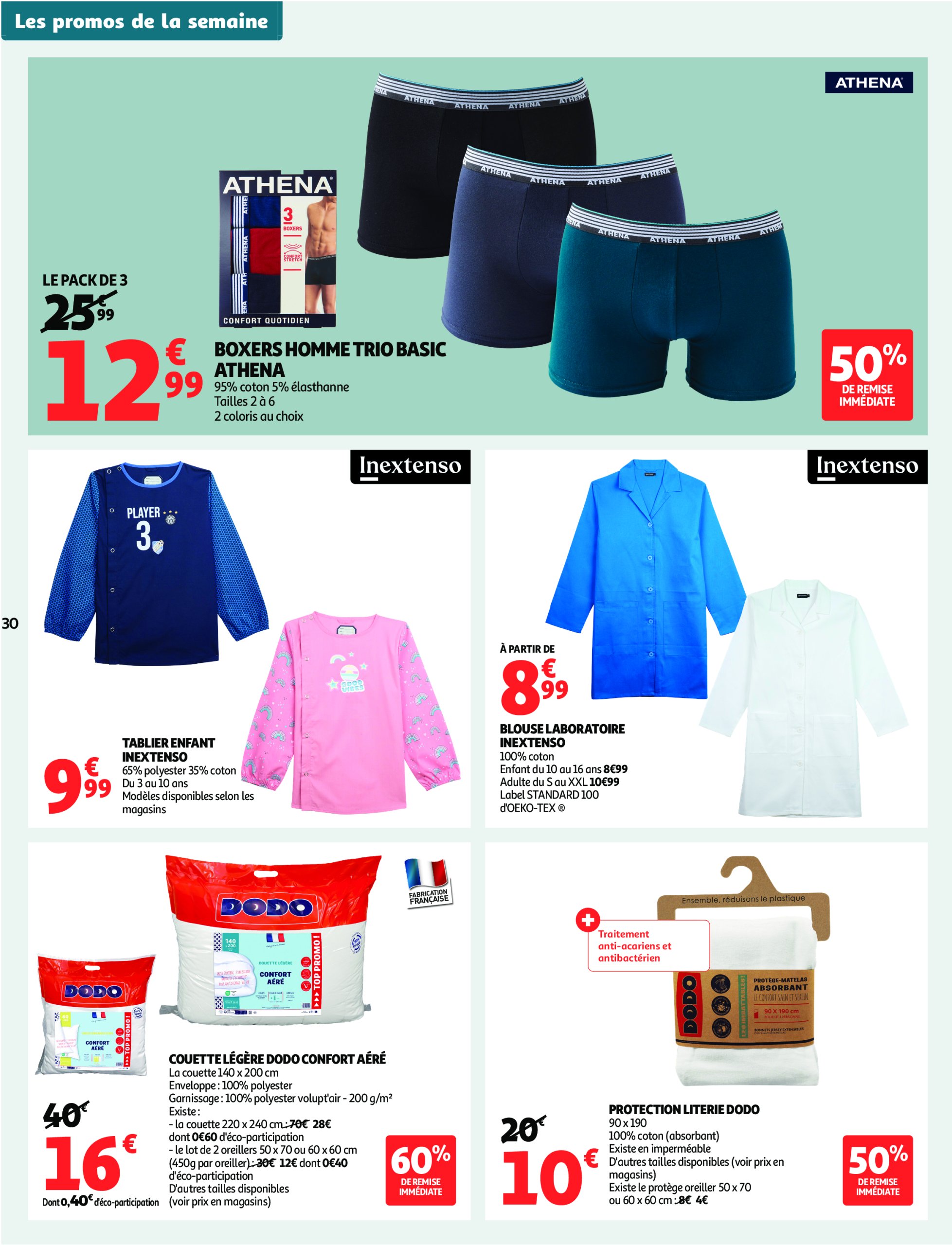 auchan - Auchan - Les prix bas qui font du bien au quotidien folder geldig vanaf 01/07 - 12/07 - page: 30
