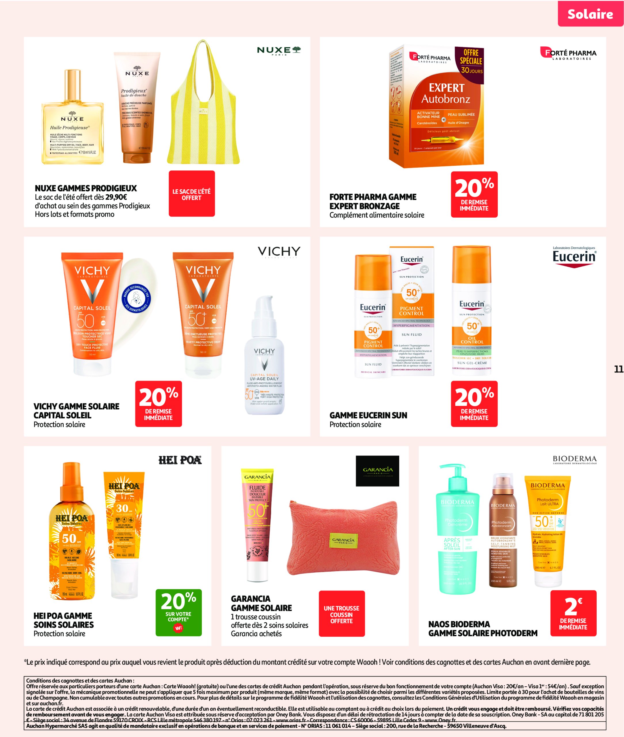 auchan - Auchan - Pour les peaux à tendance économe folder geldig vanaf 01/07 - 20/07 - page: 11