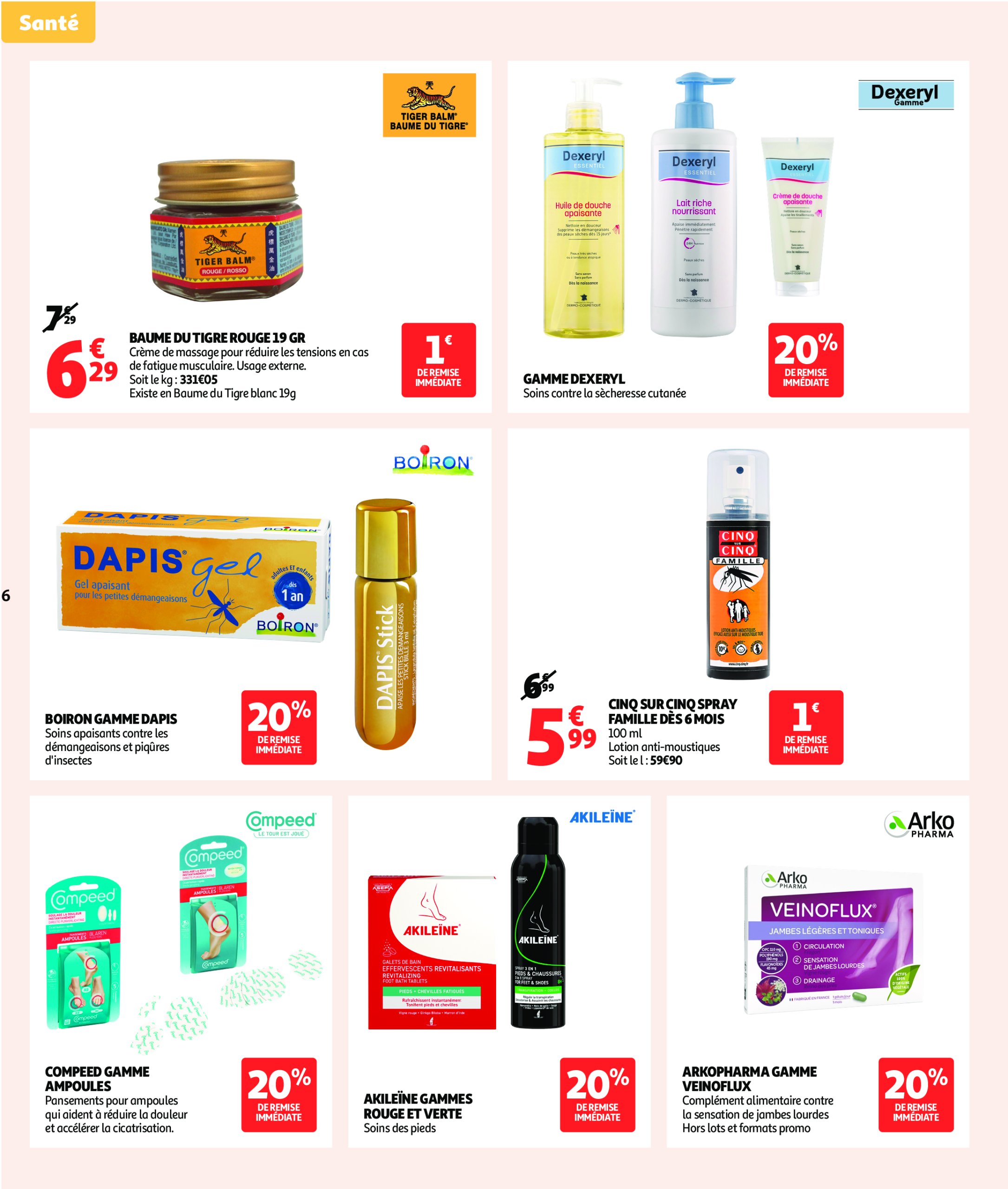 auchan - Auchan - Pour les peaux à tendance économe folder geldig vanaf 01/07 - 20/07 - page: 6