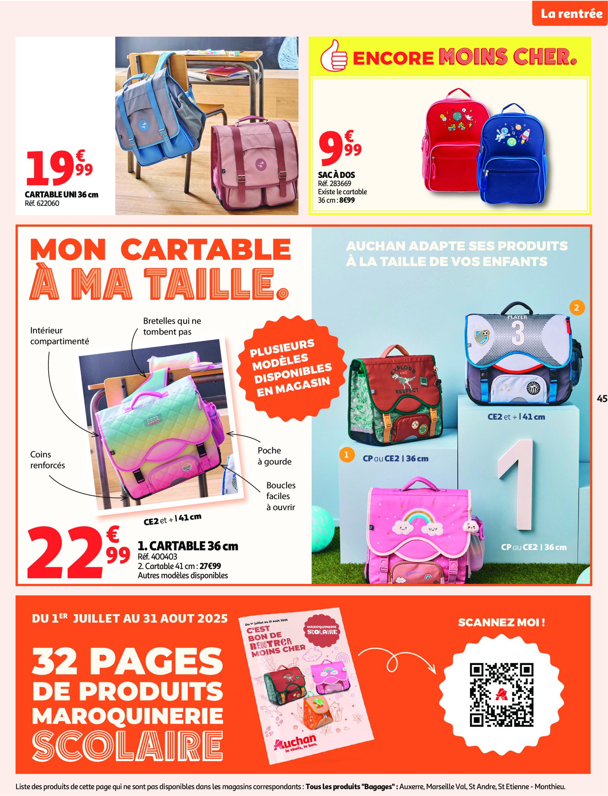 auchan - Auchan - C'est bon de rentrer moins cher folder geldig vanaf 01/07 - 13/07 - page: 45 auchan - Auchan - C'est bon de rentrer moins cher folder geldig vanaf 01/07 - 13/07 - page: 45