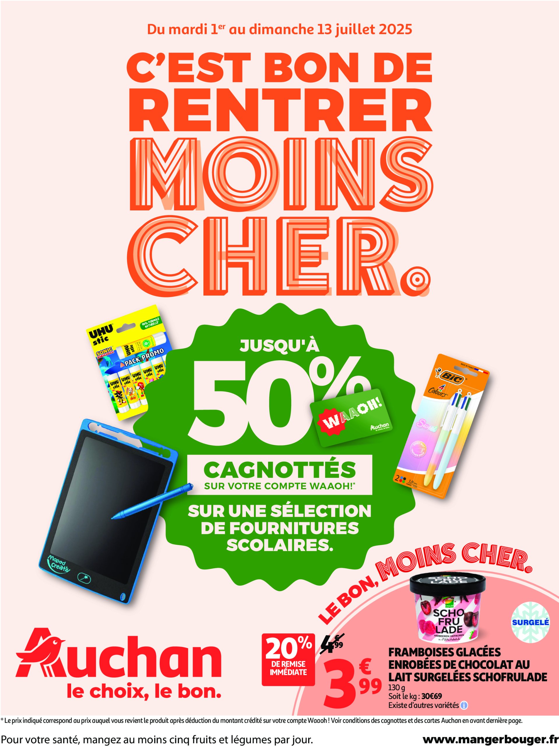 auchan - Auchan - C'est bon de rentrer moins cher folder geldig vanaf 01/07 - 13/07