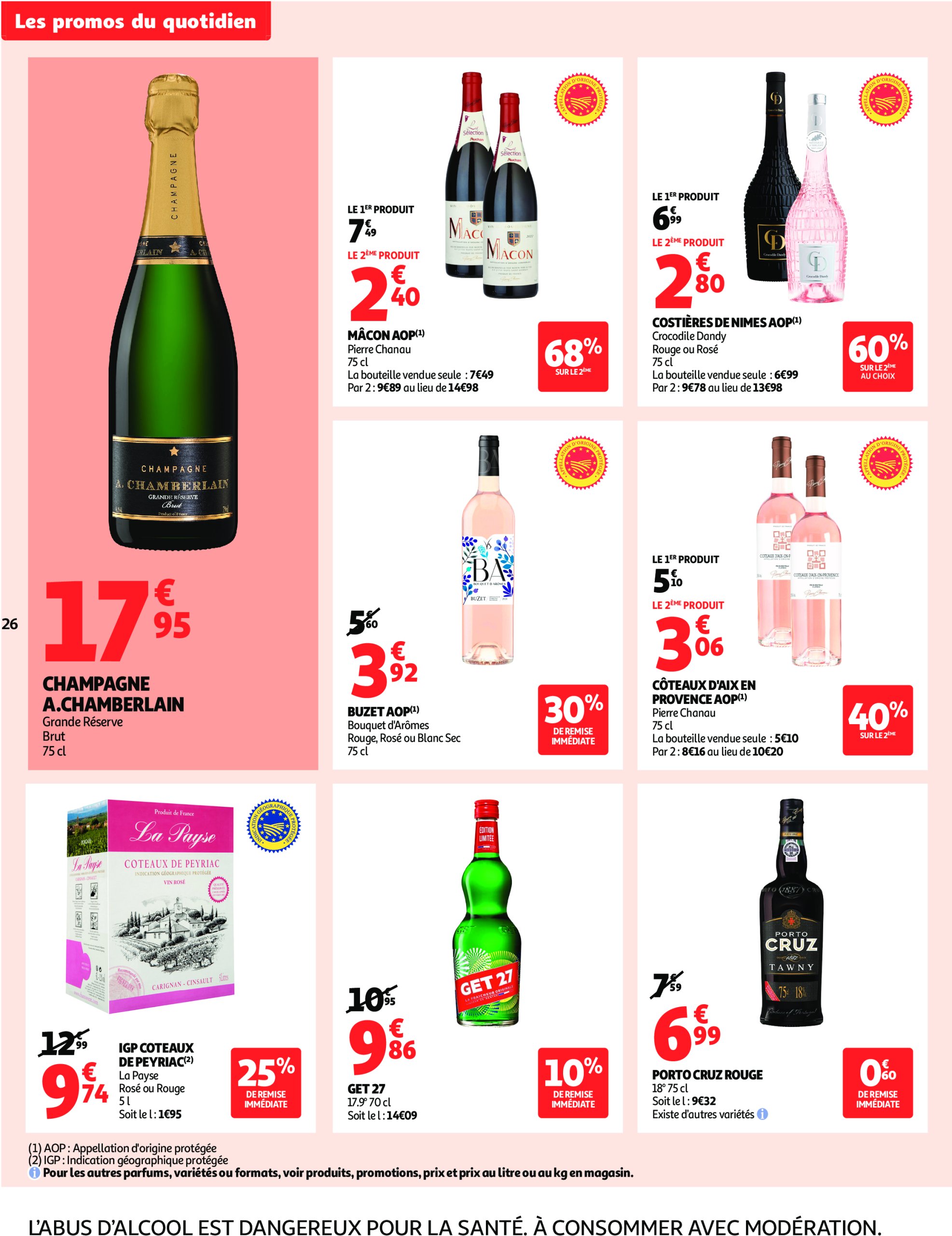 auchan - Auchan - C'est bon de rentrer moins cher folder geldig vanaf 01/07 - 13/07 - page: 26 auchan - Auchan - C'est bon de rentrer moins cher folder geldig vanaf 01/07 - 13/07 - page: 26