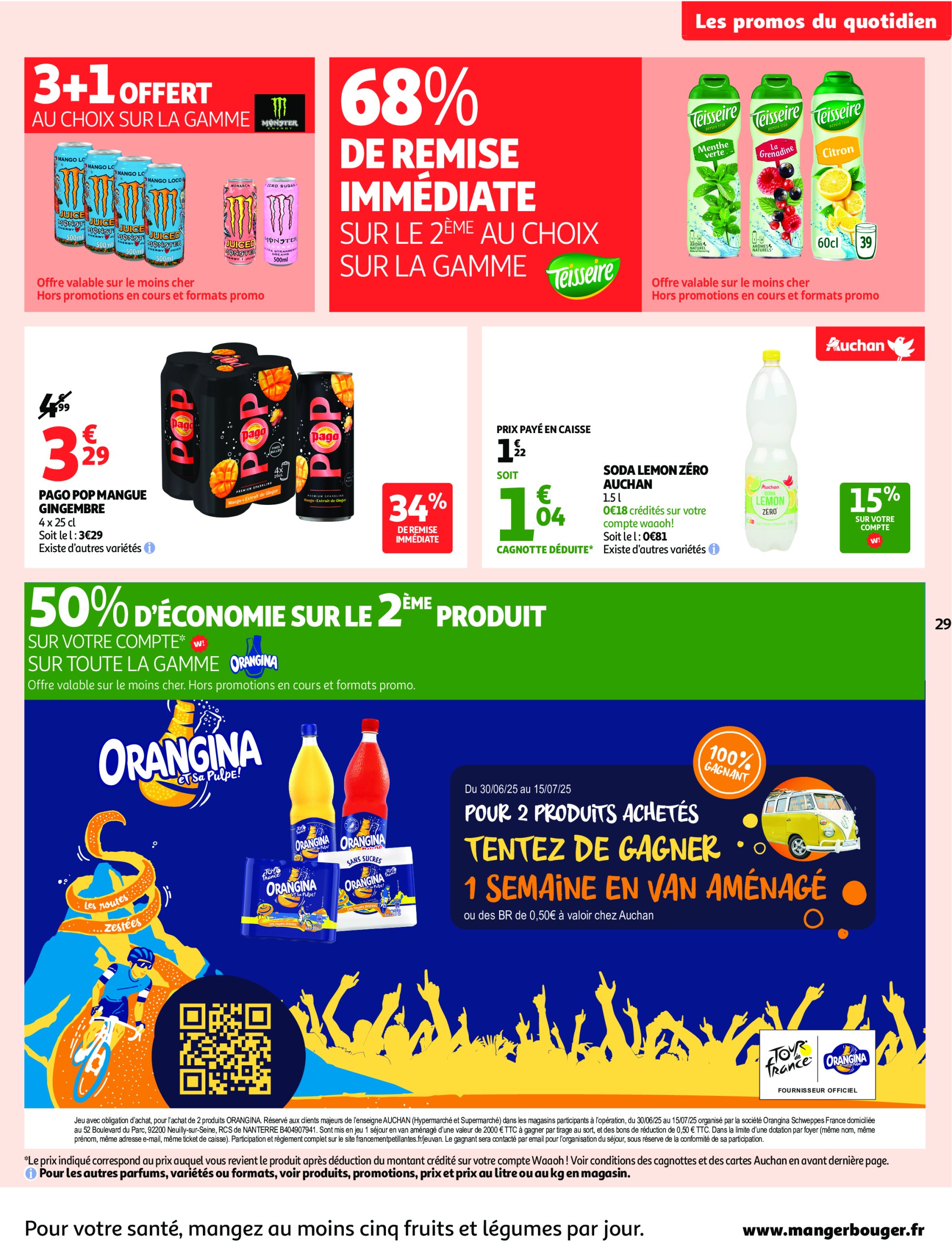 auchan - Auchan - C'est bon de rentrer moins cher folder geldig vanaf 01/07 - 13/07 - page: 29 auchan - Auchan - C'est bon de rentrer moins cher folder geldig vanaf 01/07 - 13/07 - page: 29