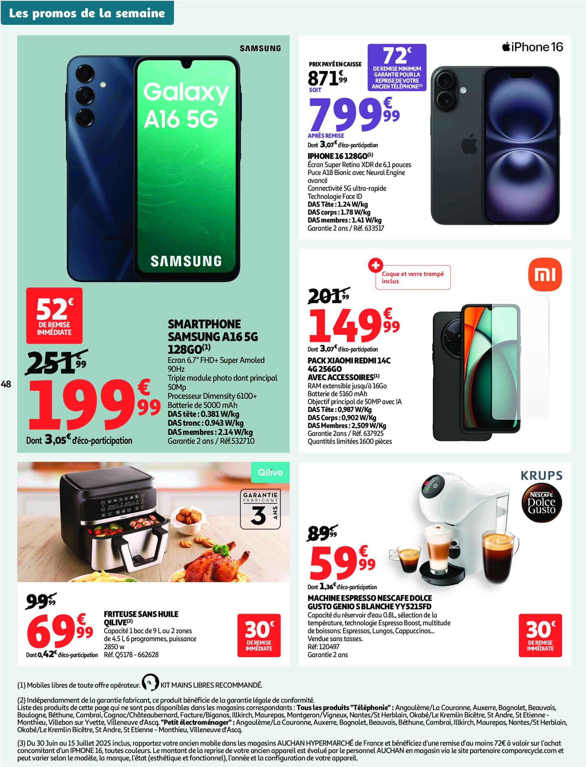 auchan - Auchan - C'est bon de rentrer moins cher folder geldig vanaf 01/07 - 13/07 - page: 48 auchan - Auchan - C'est bon de rentrer moins cher folder geldig vanaf 01/07 - 13/07 - page: 48