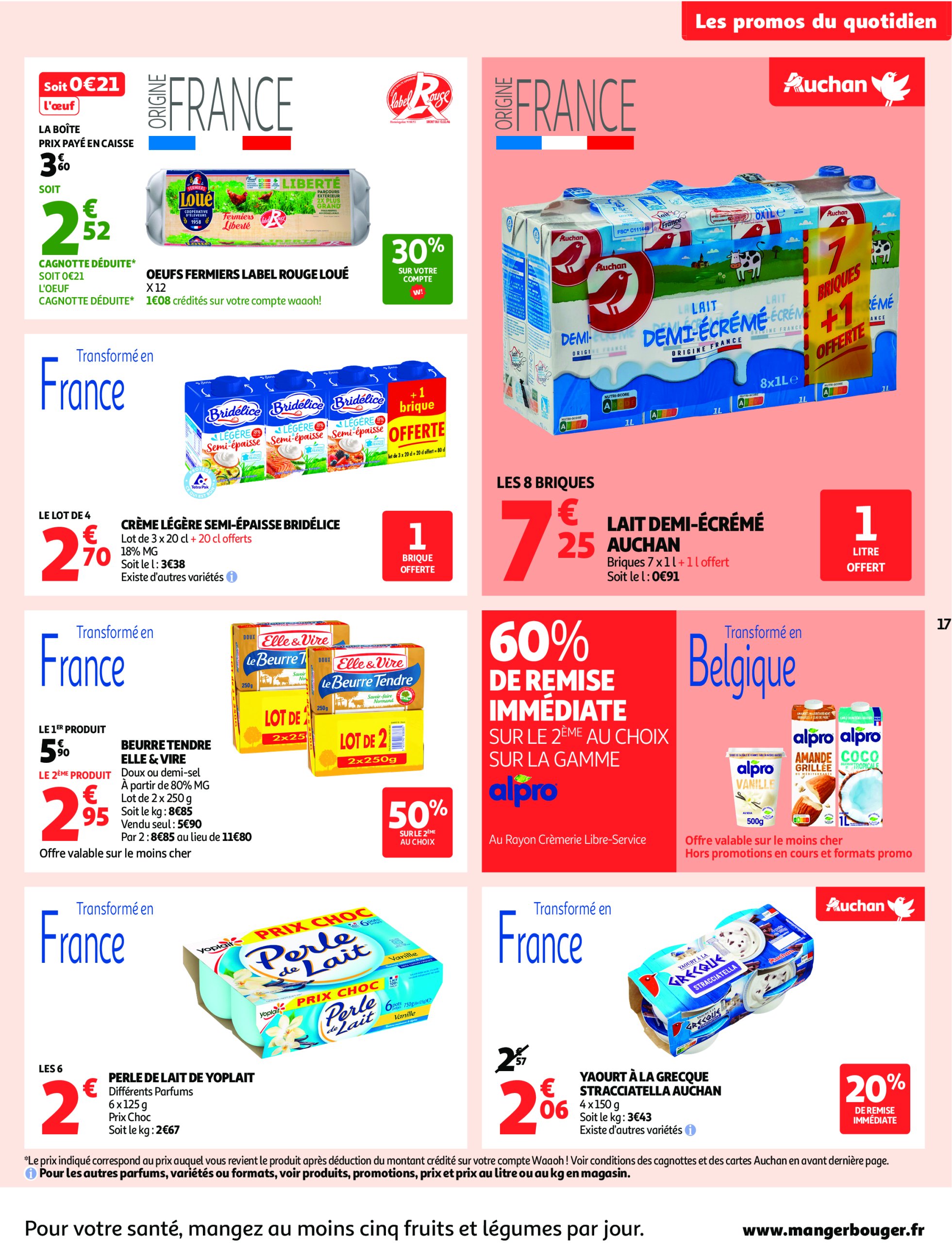 auchan - Auchan - C'est bon de rentrer moins cher folder geldig vanaf 01/07 - 13/07 - page: 17 auchan - Auchan - C'est bon de rentrer moins cher folder geldig vanaf 01/07 - 13/07 - page: 17