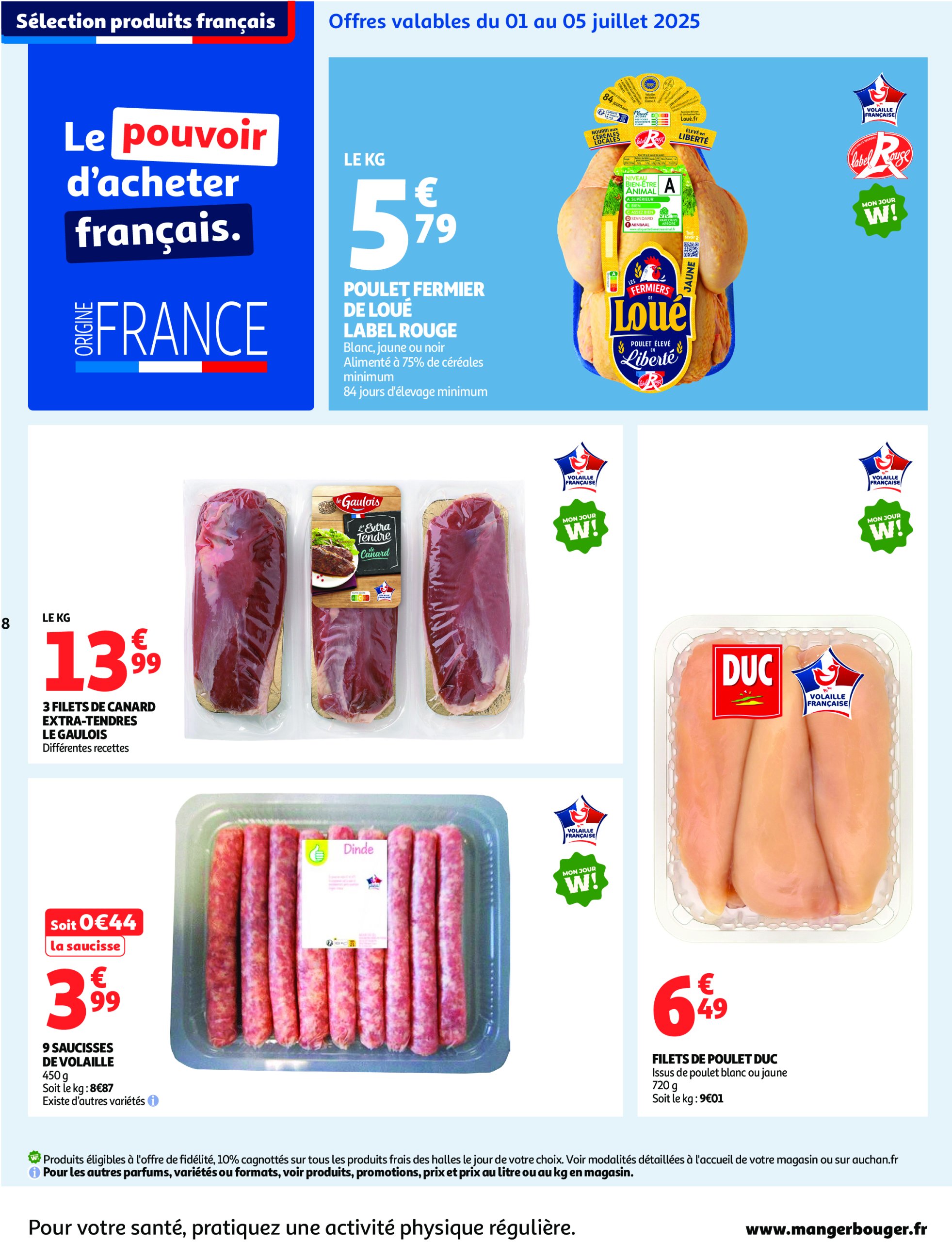 auchan - Auchan - C'est bon de rentrer moins cher folder geldig vanaf 01/07 - 13/07 - page: 8 auchan - Auchan - C'est bon de rentrer moins cher folder geldig vanaf 01/07 - 13/07 - page: 8