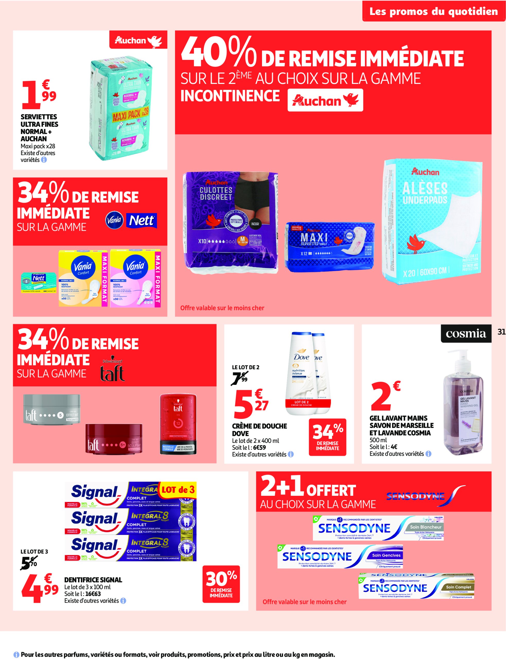 auchan - Auchan - C'est bon de rentrer moins cher folder geldig vanaf 01/07 - 13/07 - page: 31 auchan - Auchan - C'est bon de rentrer moins cher folder geldig vanaf 01/07 - 13/07 - page: 31