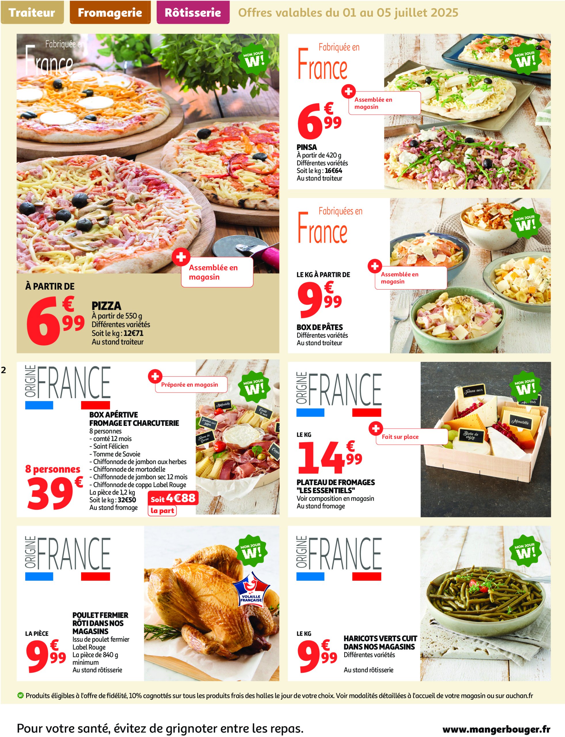 auchan - Auchan - C'est bon de rentrer moins cher folder geldig vanaf 01/07 - 13/07 - page: 2 auchan - Auchan - C'est bon de rentrer moins cher folder geldig vanaf 01/07 - 13/07 - page: 2