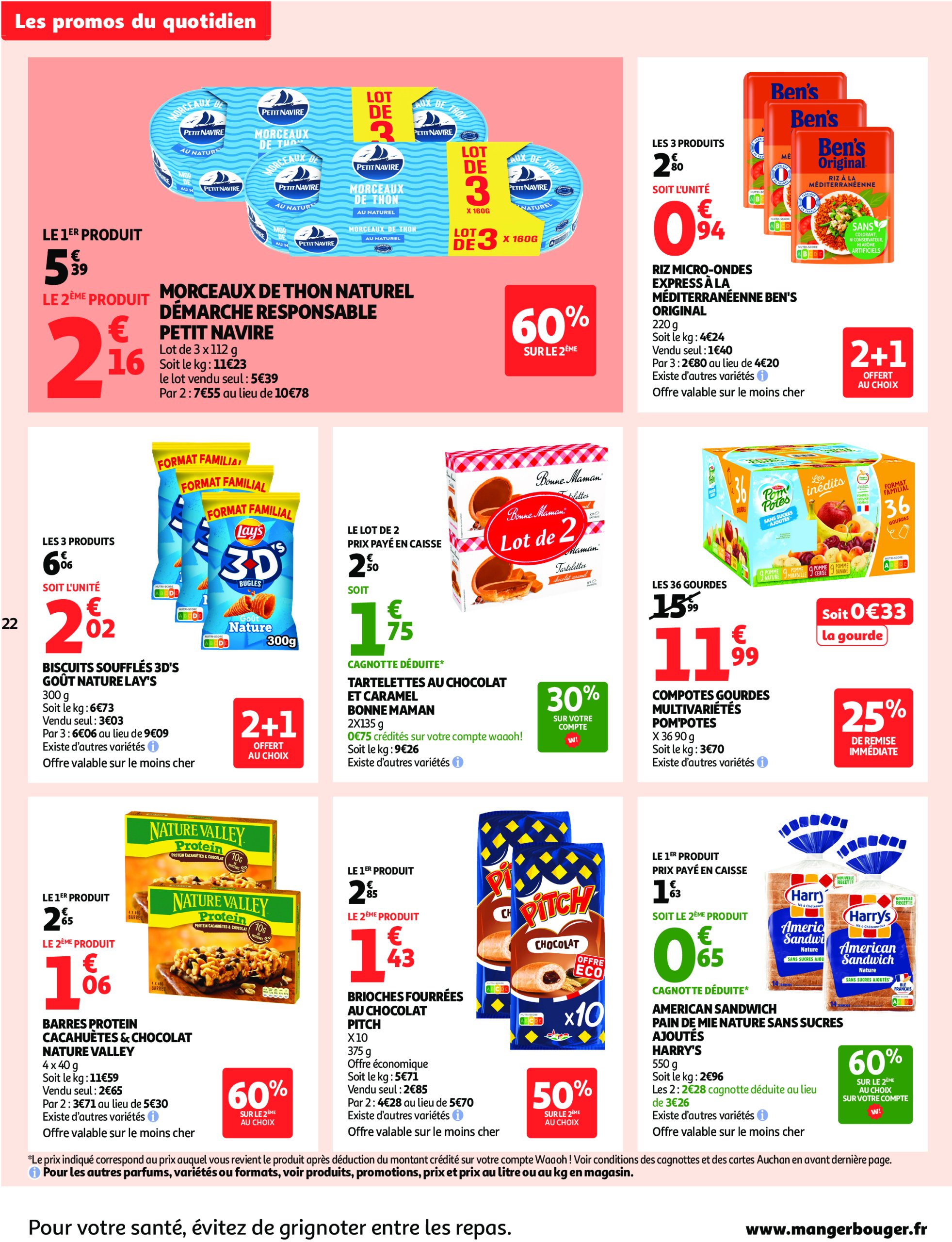 auchan - Auchan - C'est bon de rentrer moins cher folder geldig vanaf 01/07 - 13/07 - page: 22 auchan - Auchan - C'est bon de rentrer moins cher folder geldig vanaf 01/07 - 13/07 - page: 22